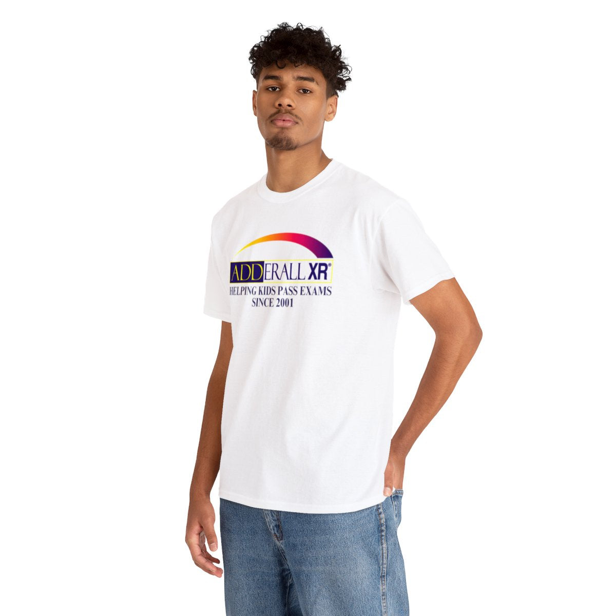 Adderall " Helping Kids Pass Exams Since 2001" - Unisex Heavy Cotton Tee