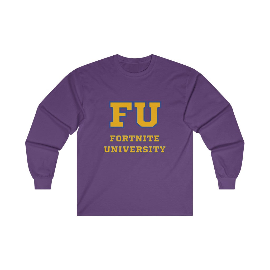 FU - Fortnite University - Ultra Cotton Long Sleeve Tee - All Colors