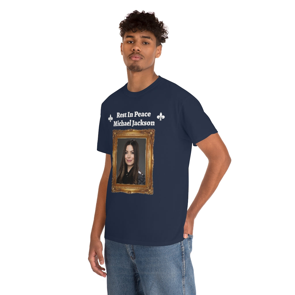 Rest In Peace Michael Jackson (Miranda Cosgrove from iCarly) - Unisex Heavy Cotton Tee - All Colors