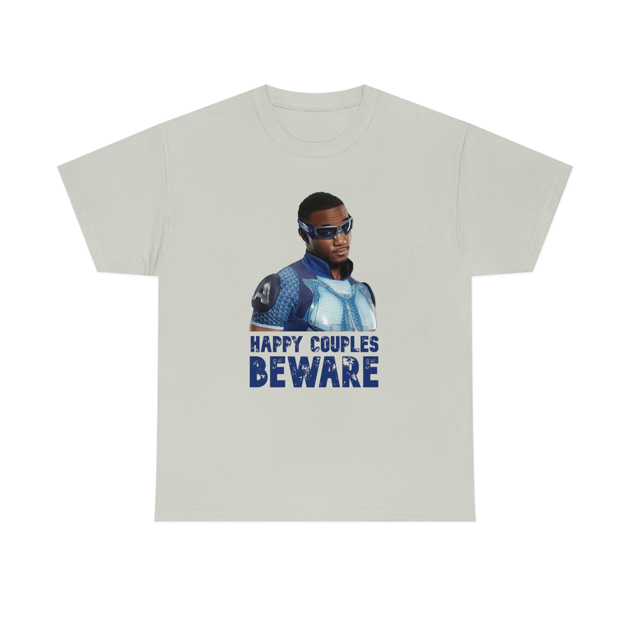 Happy Couples Beware - Unisex Heavy Cotton Tee - White and Black