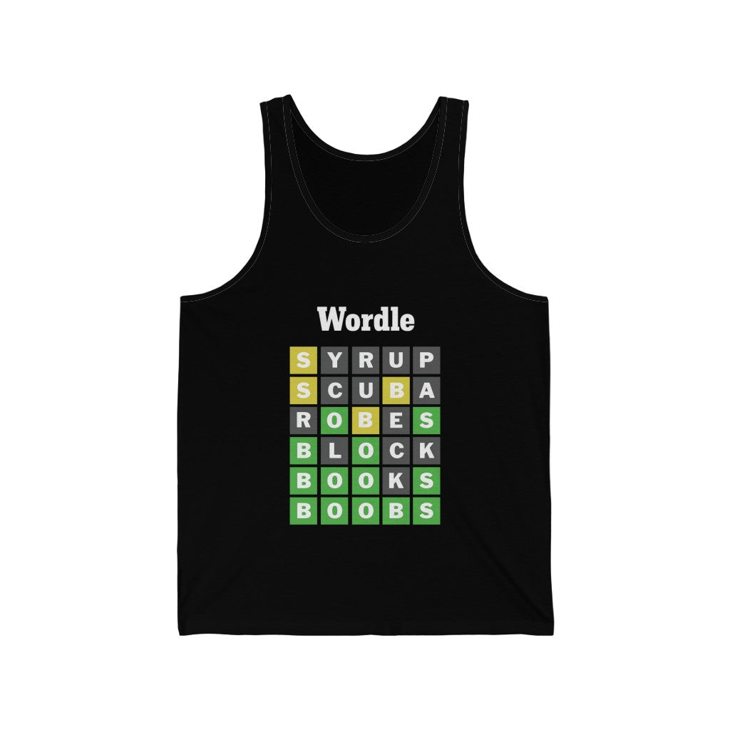 Wordle - Unisex Jersey Tank