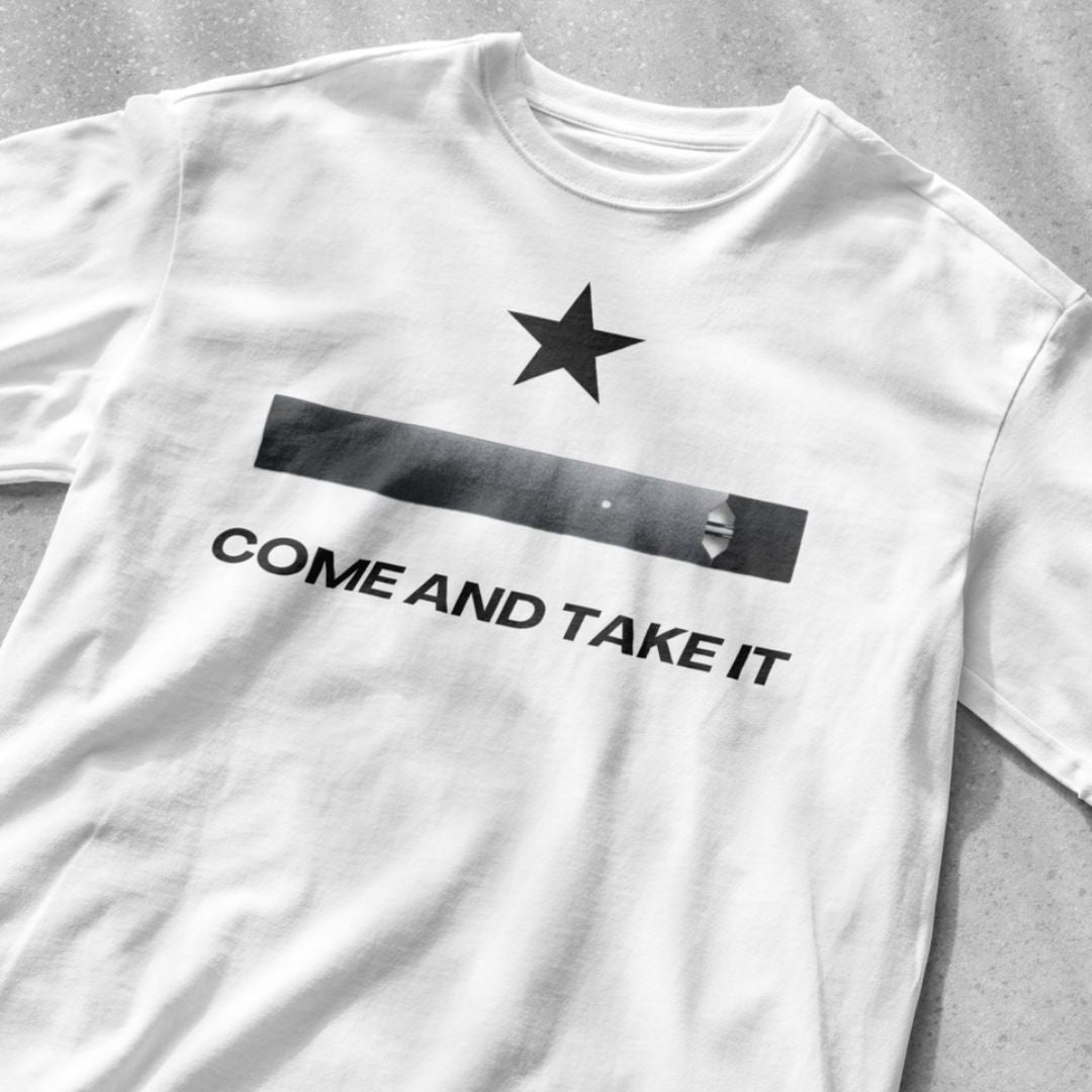 JUUL (COME AND TAKE IT) - Unisex Heavy Cotton Tee