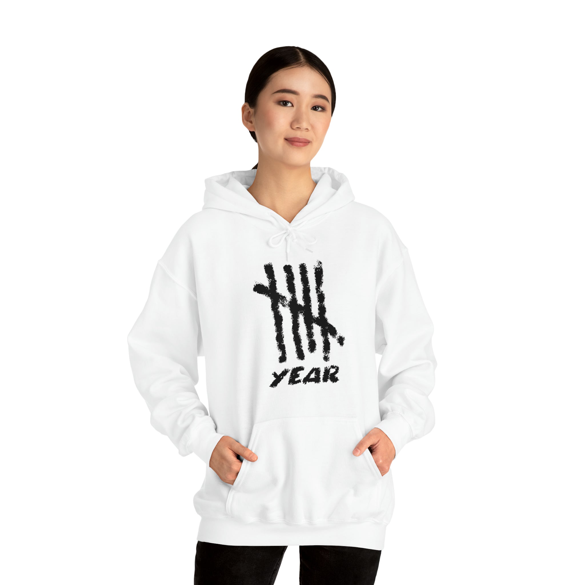 Fifth Year Chalk Marks - Unisex Heavy Blend™ Hooded Sweatshirt