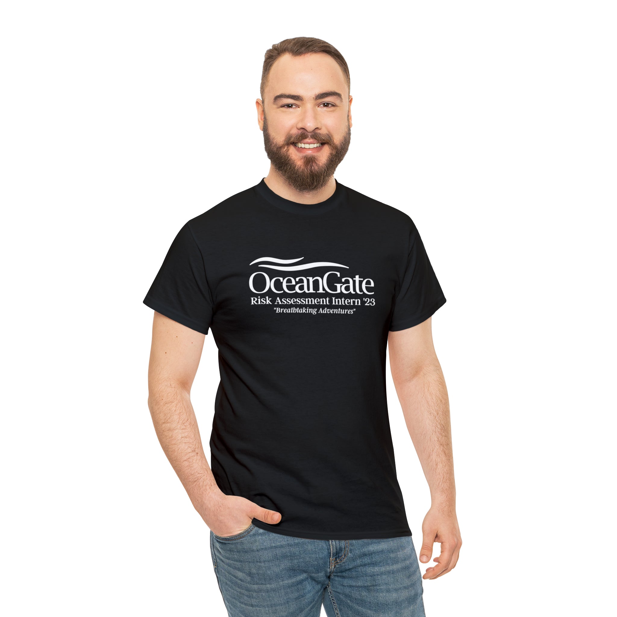 OceanGate Risk Assessment Intern '23 Unisex Heavy Cotton Tee