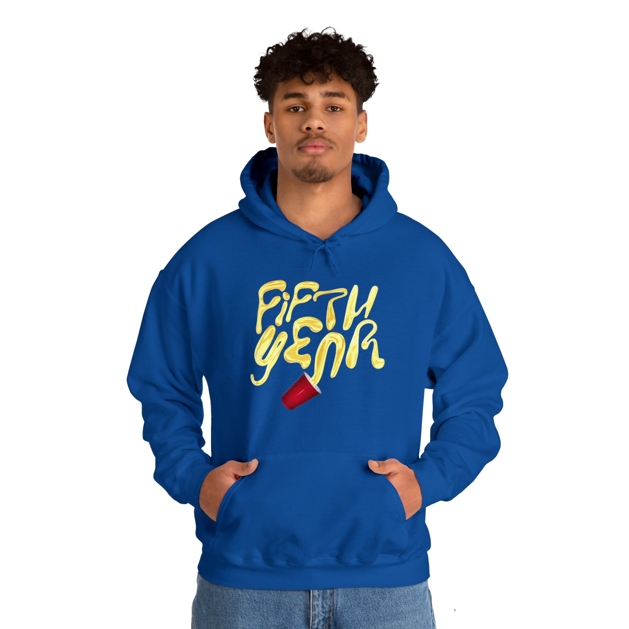 Fifth Year Beer Spill - Unisex Heavy Blend™ Hooded Sweatshirt