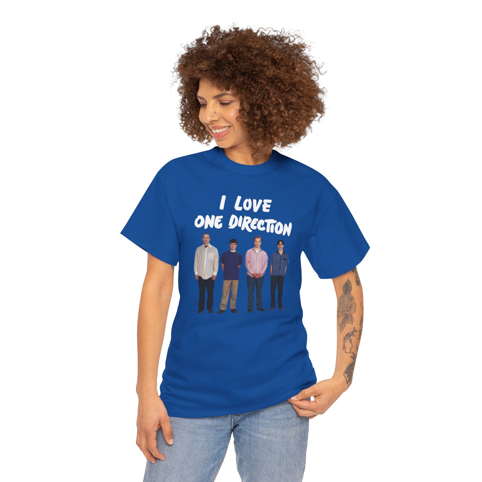 I Love One Direction Shirt - Weezer Parody Shirt