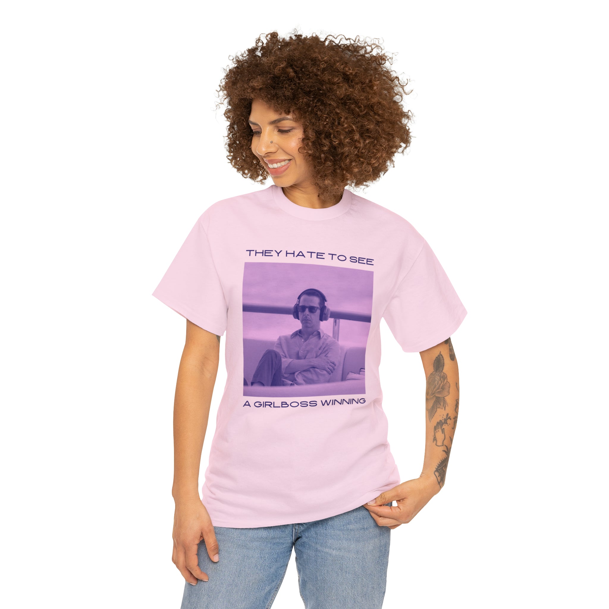 Kendall Roy They hate to see a girlboss winning - Unisex Heavy Cotton Tee