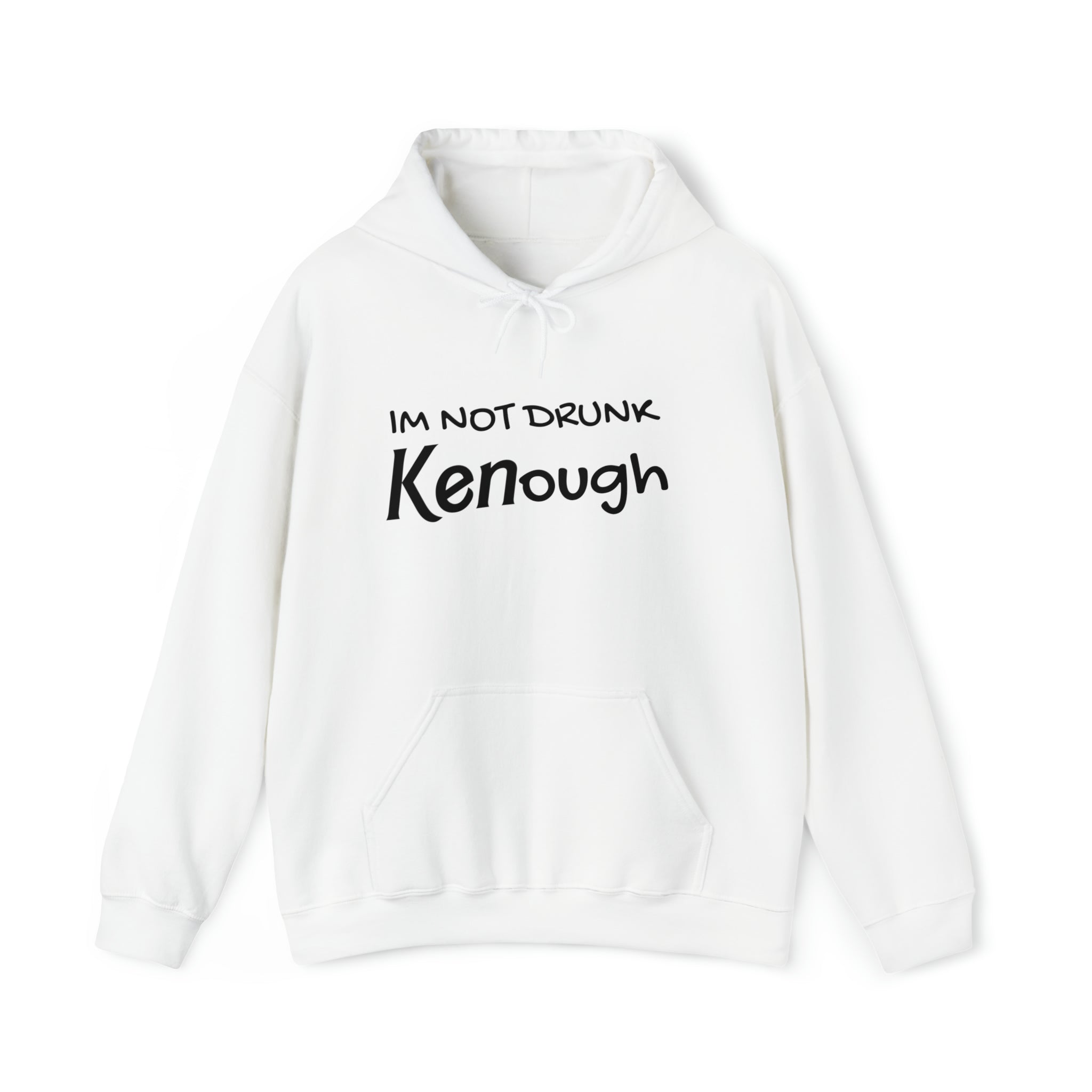 I'm not drunk Kenough Barbie (Black) - Unisex Heavy Blend™ Hooded Sweatshirt