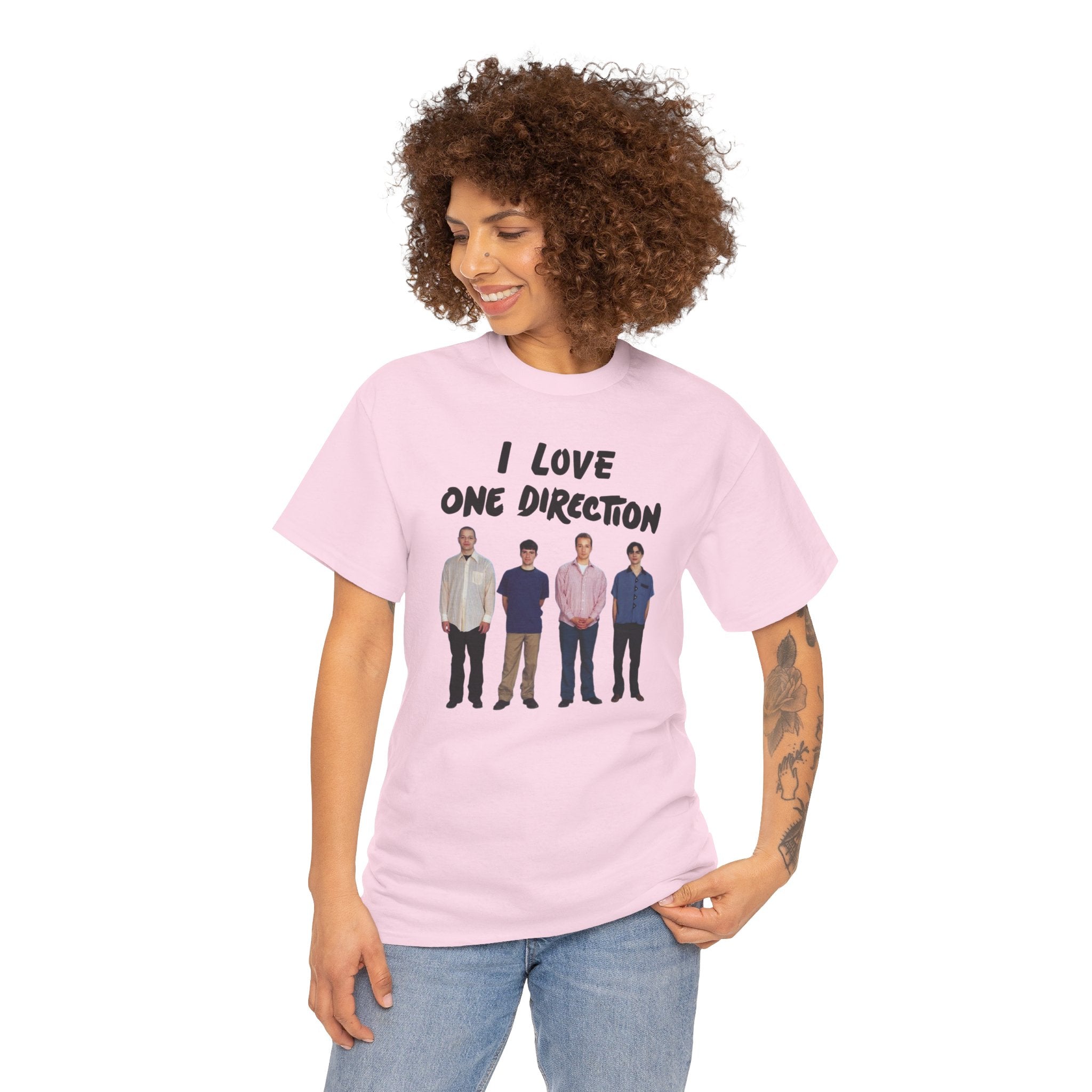 I Love One Direction Shirt - Weezer Parody Shirt