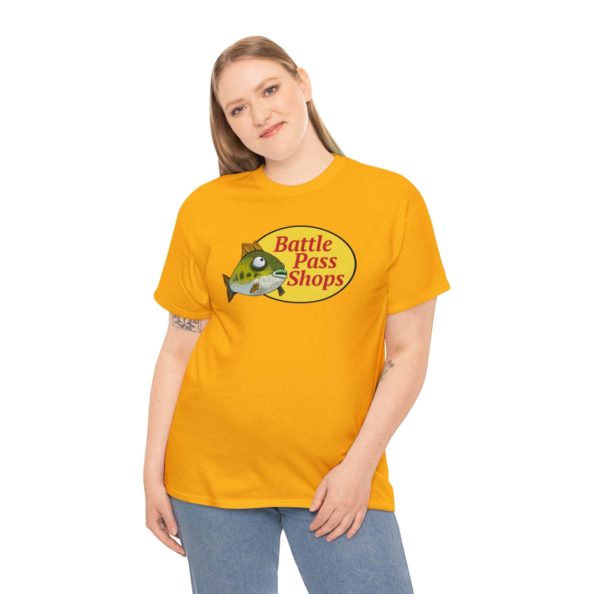 Battle Pass Shops Fortnite Flopper - Unisex Heavy Cotton Tee