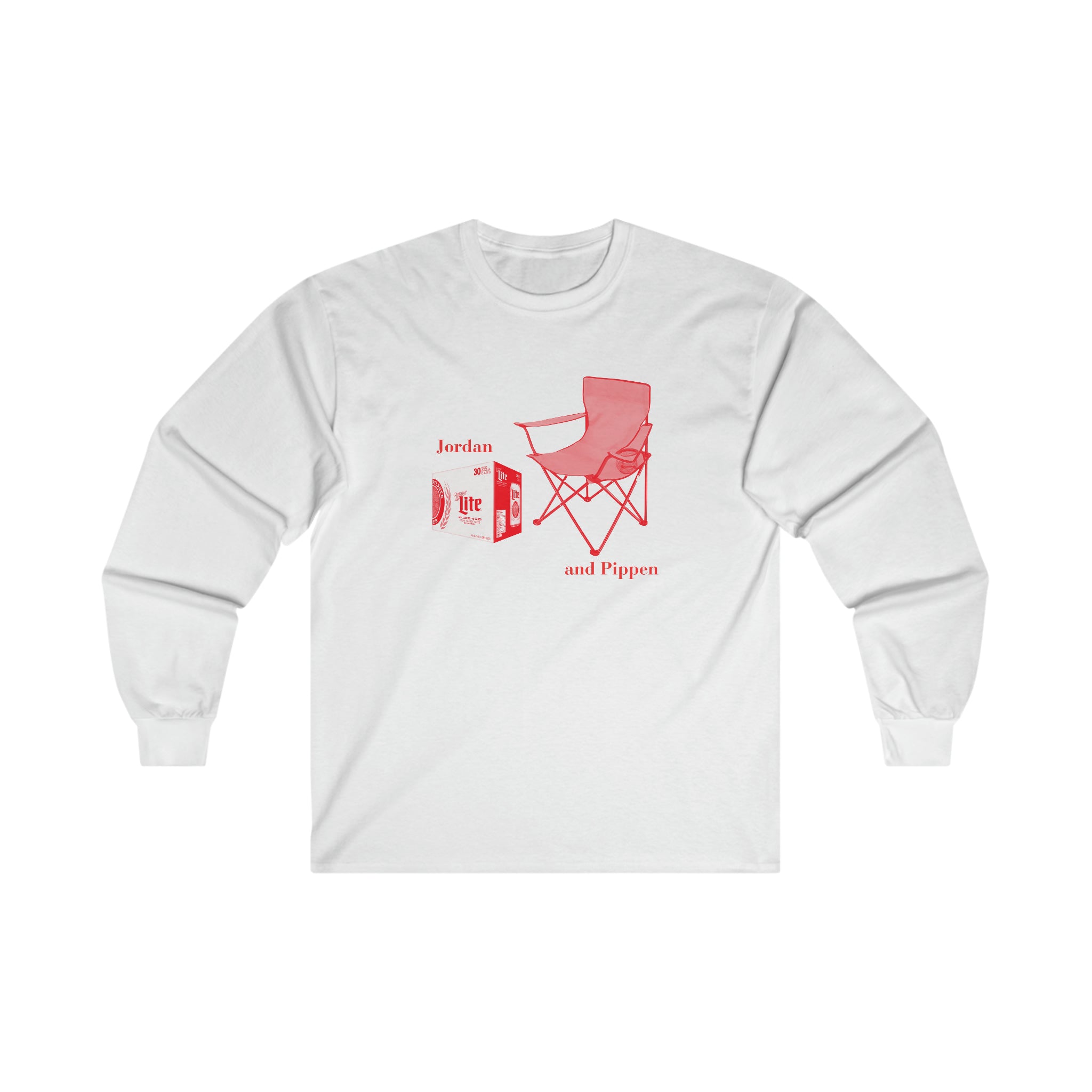 Jordan and Pippen 30 rack and chair - Ultra Cotton Long Sleeve Tee