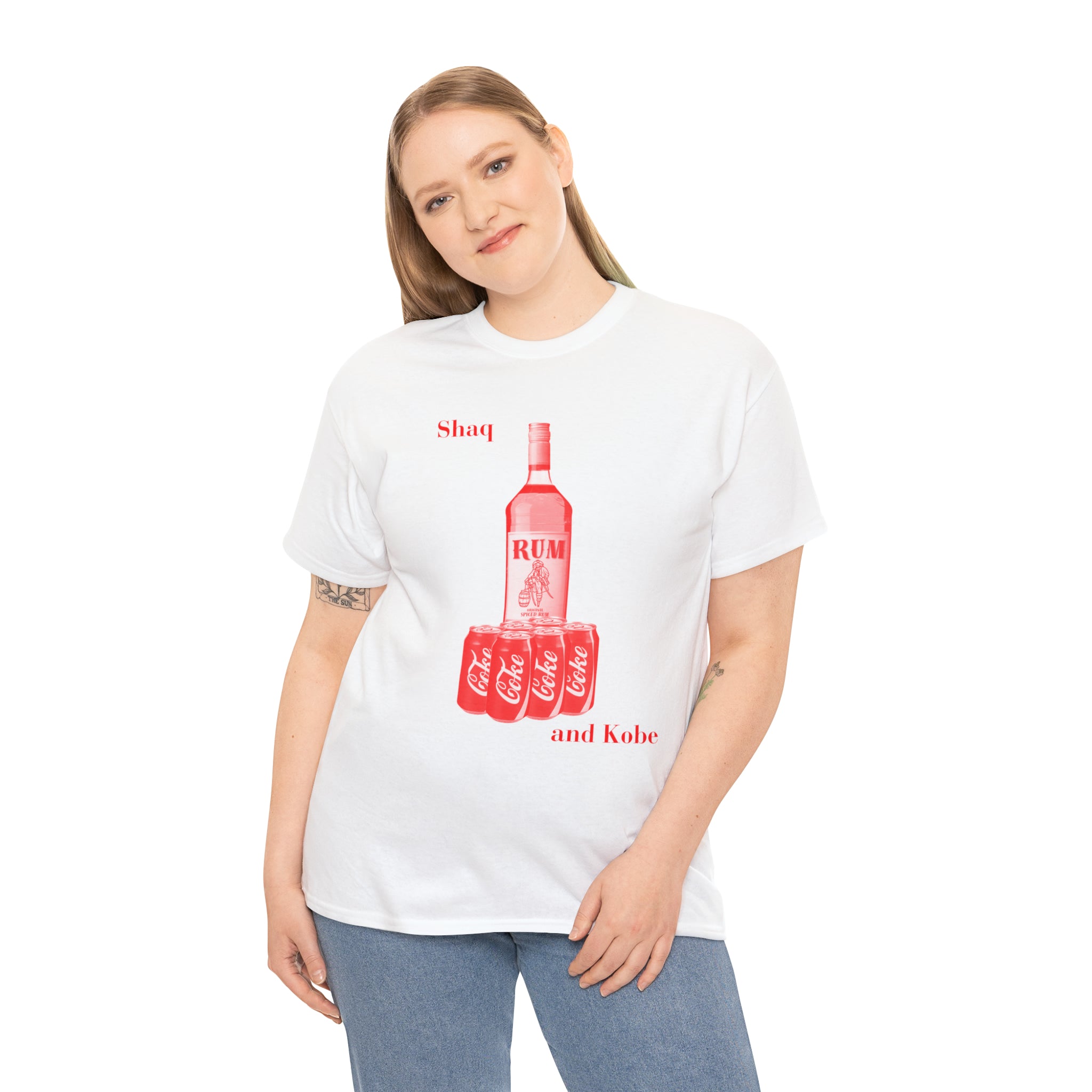 Shaq and Kobe Rum and Coke - Unisex Heavy Cotton Tee