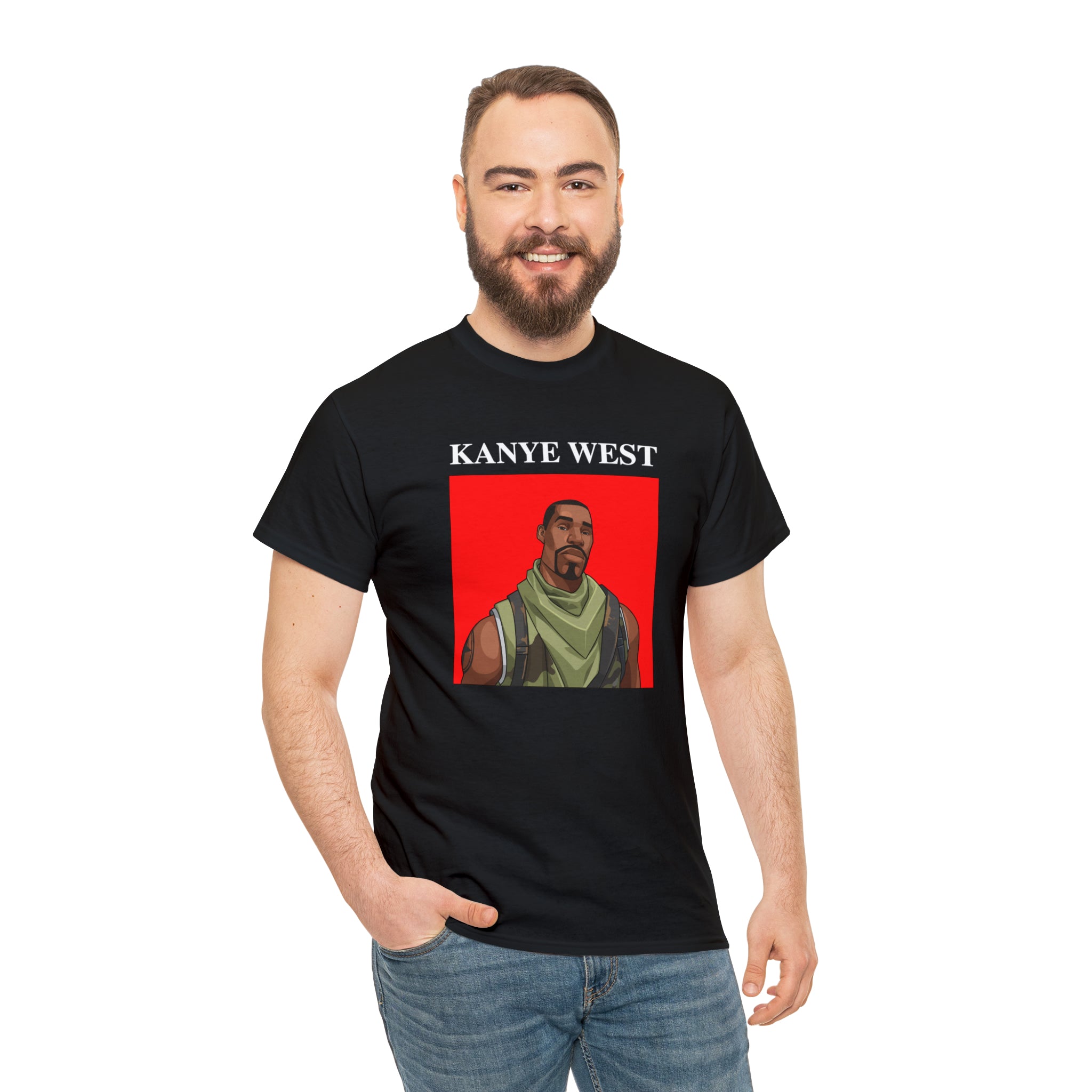 Kanye West Fortnite Default Skin - Unisex Heavy Cotton Tee