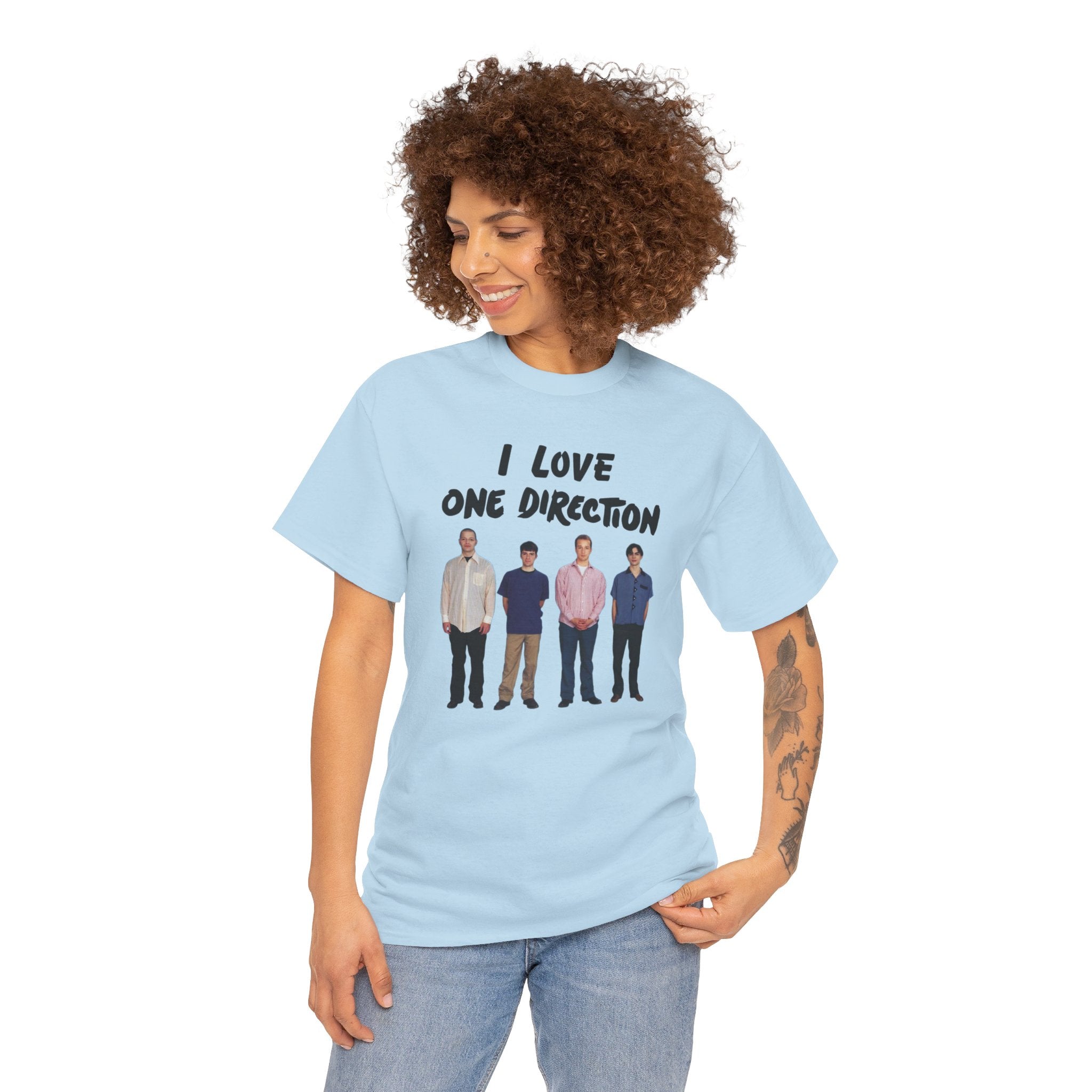 I Love One Direction Shirt - Weezer Parody Shirt