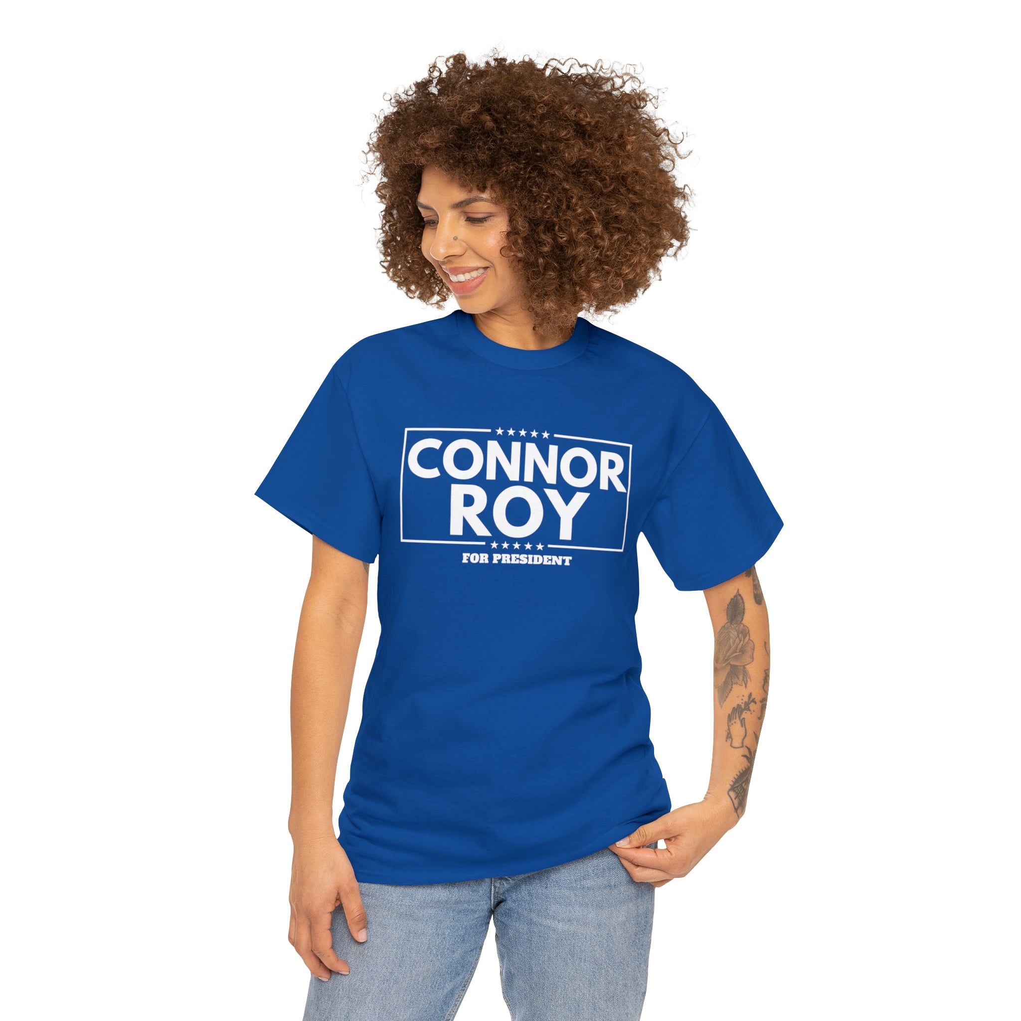 Connor Roy for President - Unisex Heavy Cotton Tee