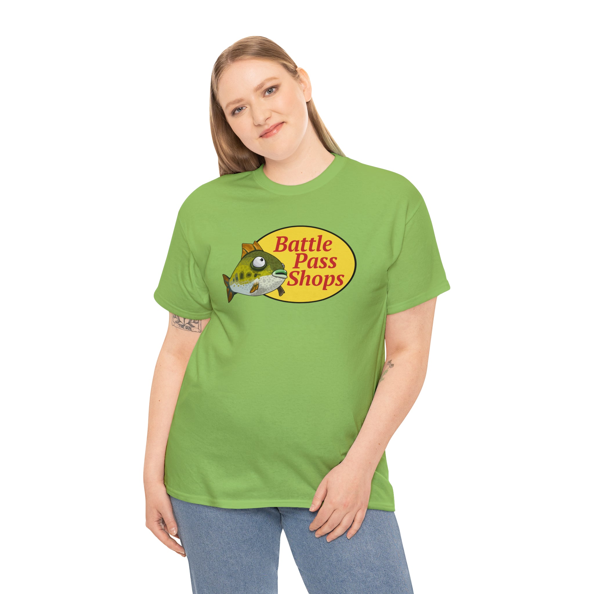 Battle Pass Shops Fortnite Flopper - Unisex Heavy Cotton Tee