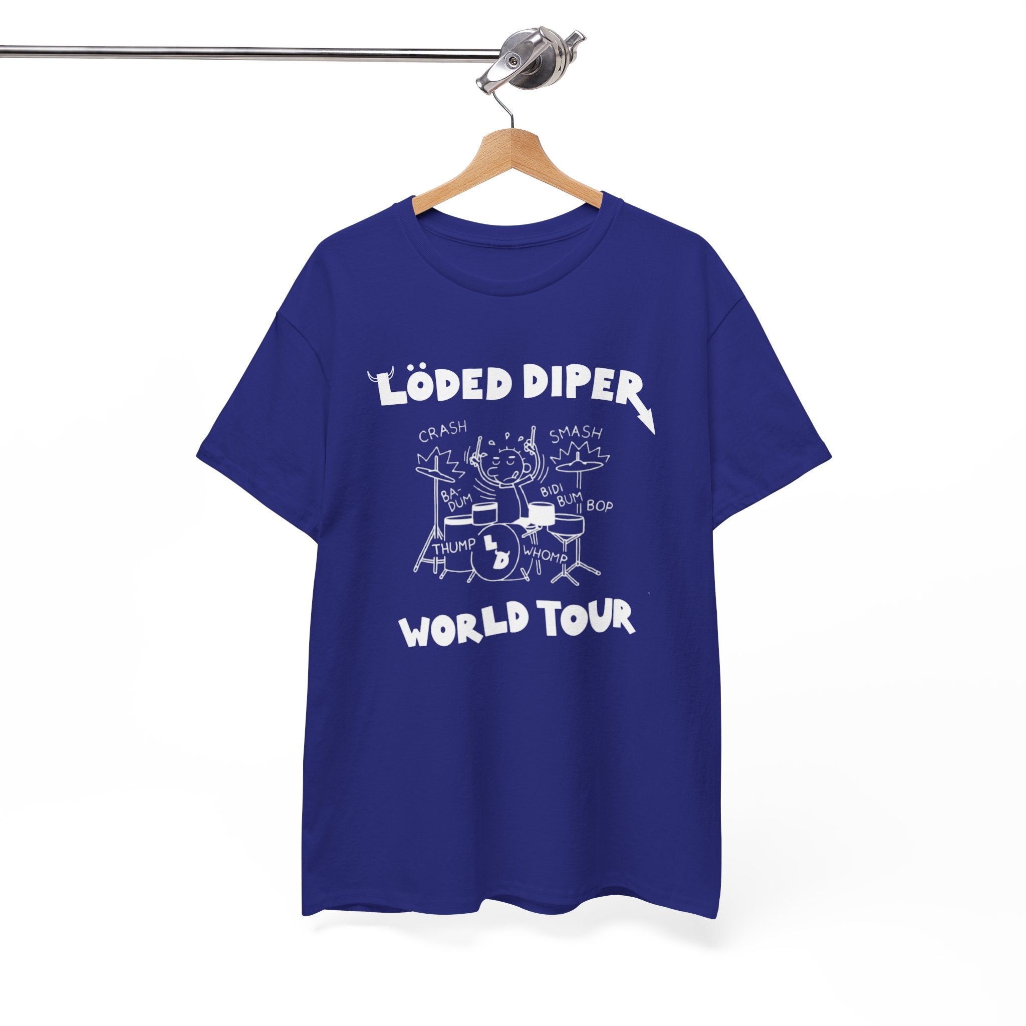 Loded Diper World Tour Shirt (Diary of a Wimpy Kid Rodrick Rules) - Unisex Heavy Cotton Tee