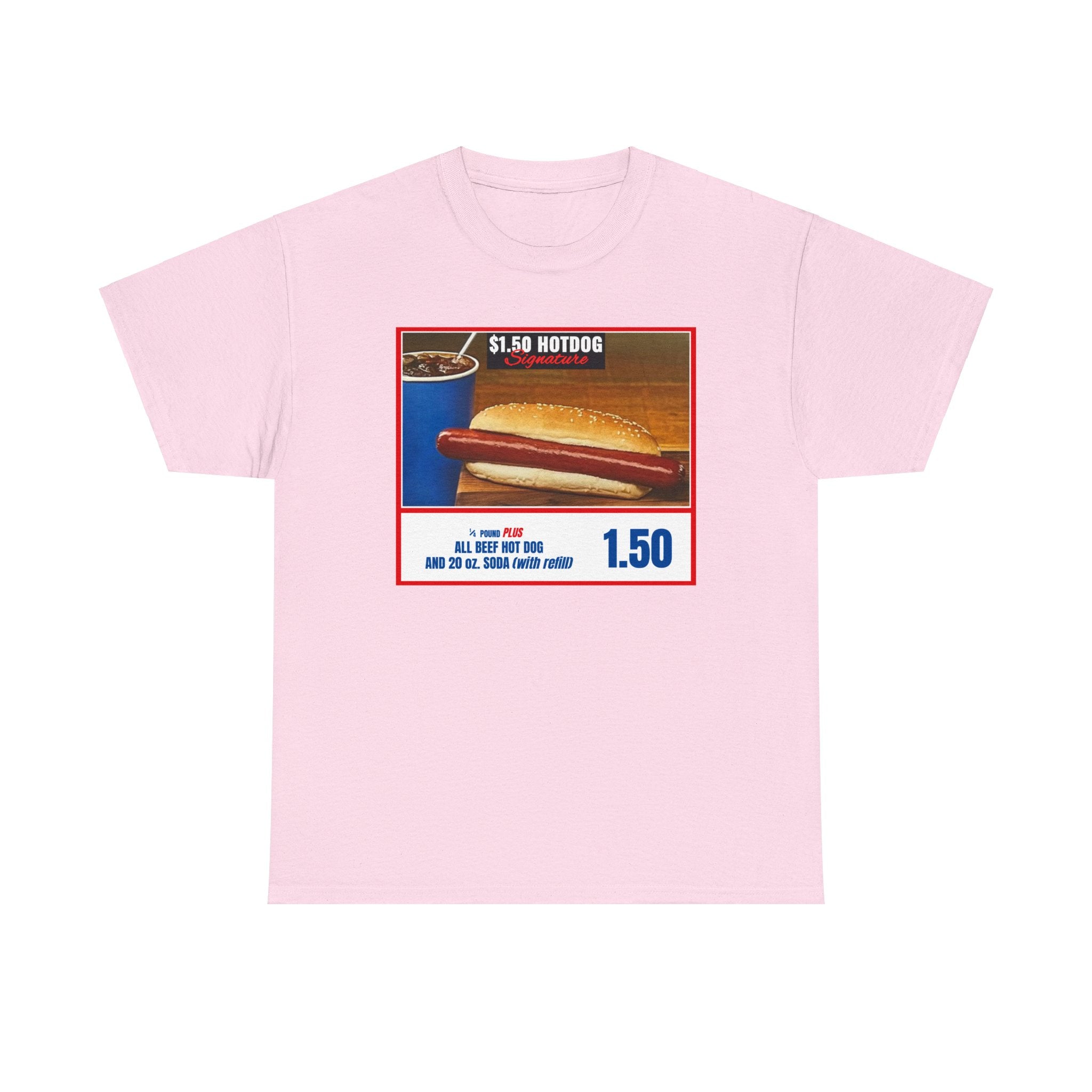 Costco Hotdog (no back quote) - Unisex Heavy Cotton Tee