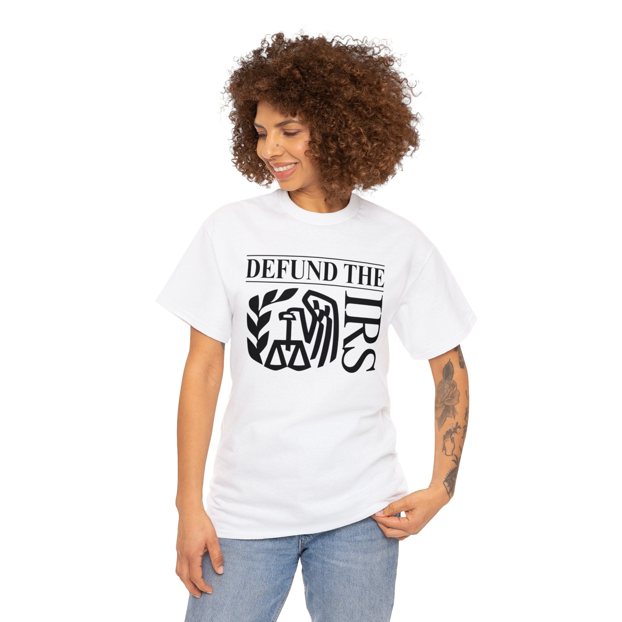 Defund the IRS - Unisex Heavy Cotton Tee