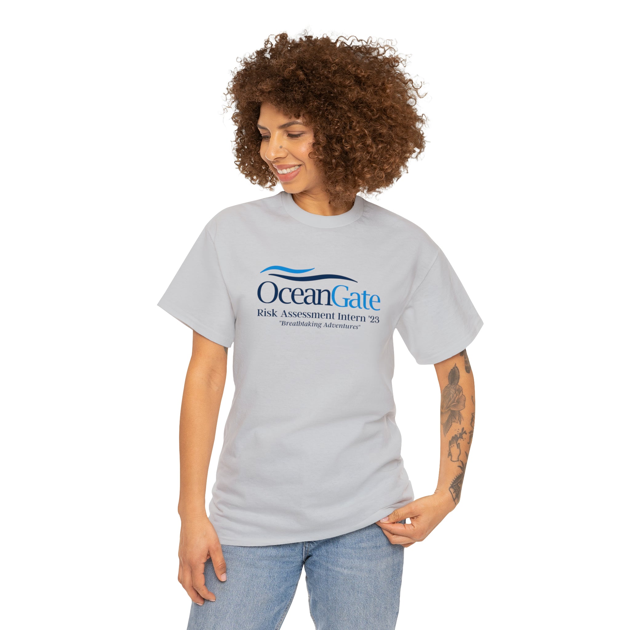 OceanGate Risk Assessment Intern '23 Unisex Heavy Cotton Tee