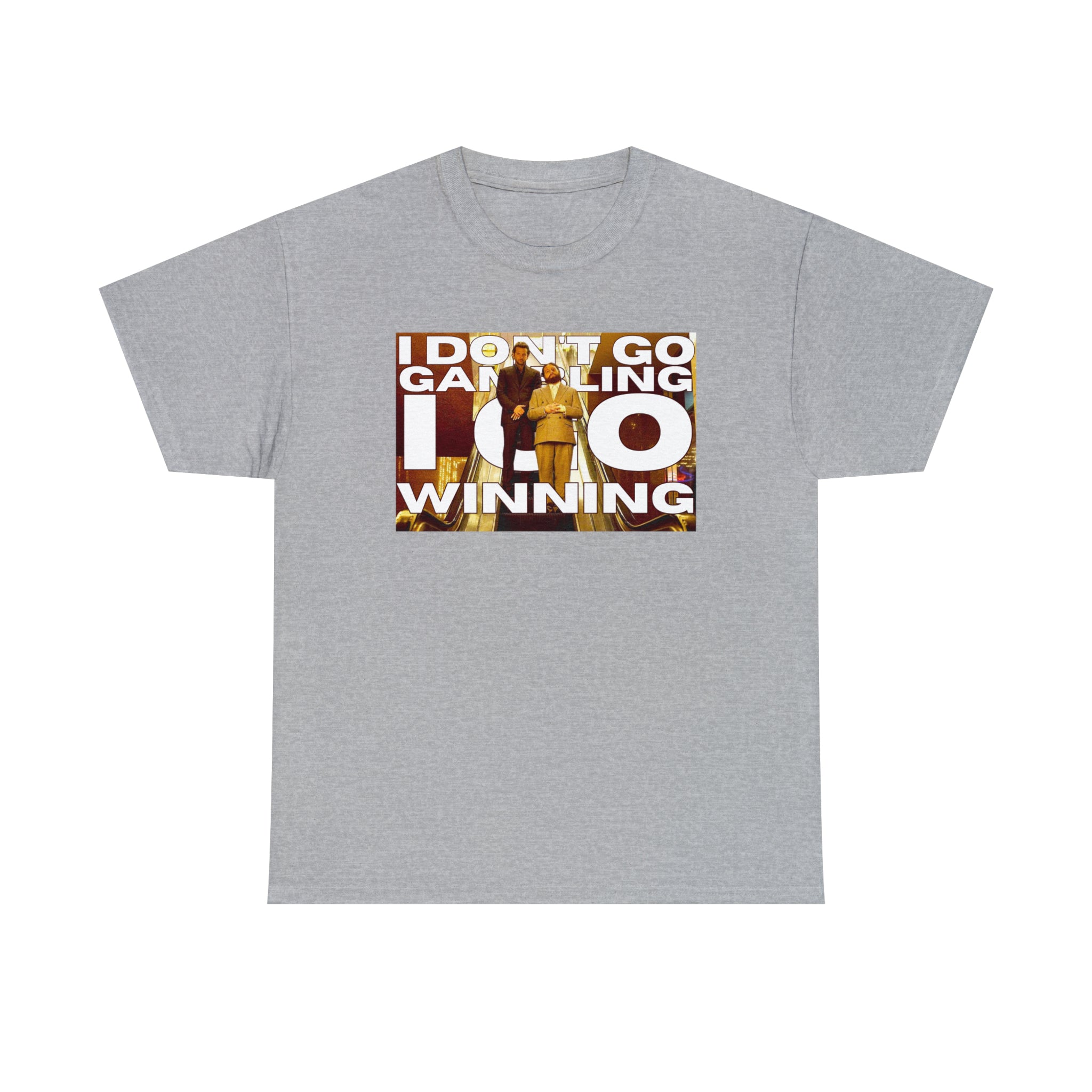 'I don't go Gambling I go Winning" Allen Hangover - Unisex Heavy Cotton Tee