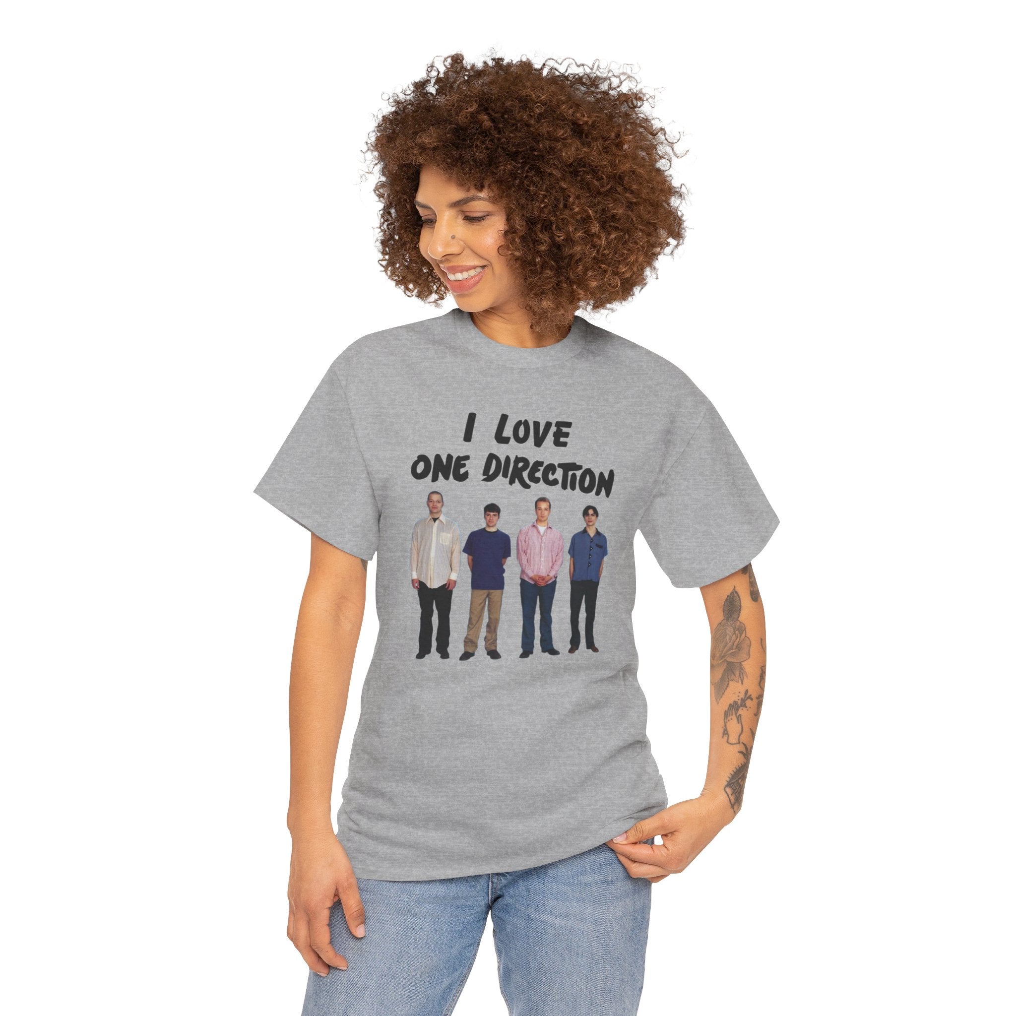 I Love One Direction Shirt - Weezer Parody Shirt