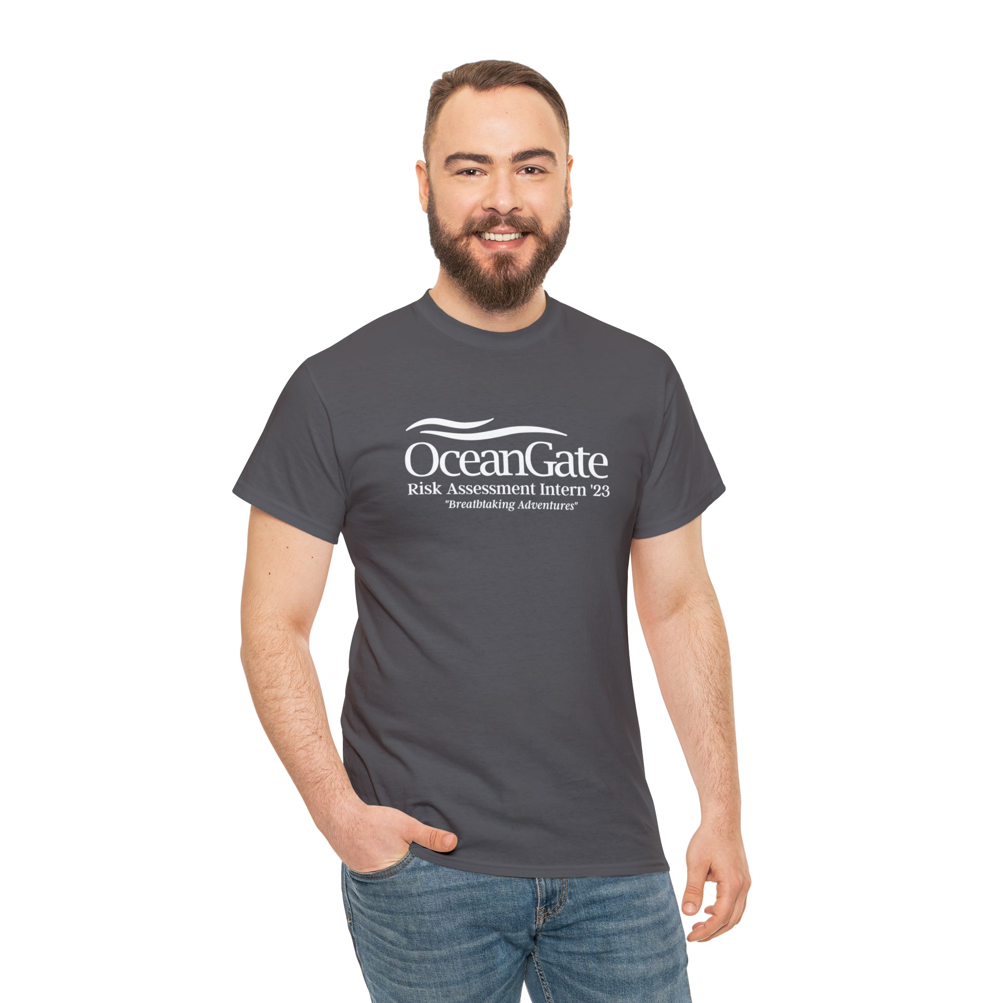 OceanGate Risk Assessment Intern '23 Unisex Heavy Cotton Tee