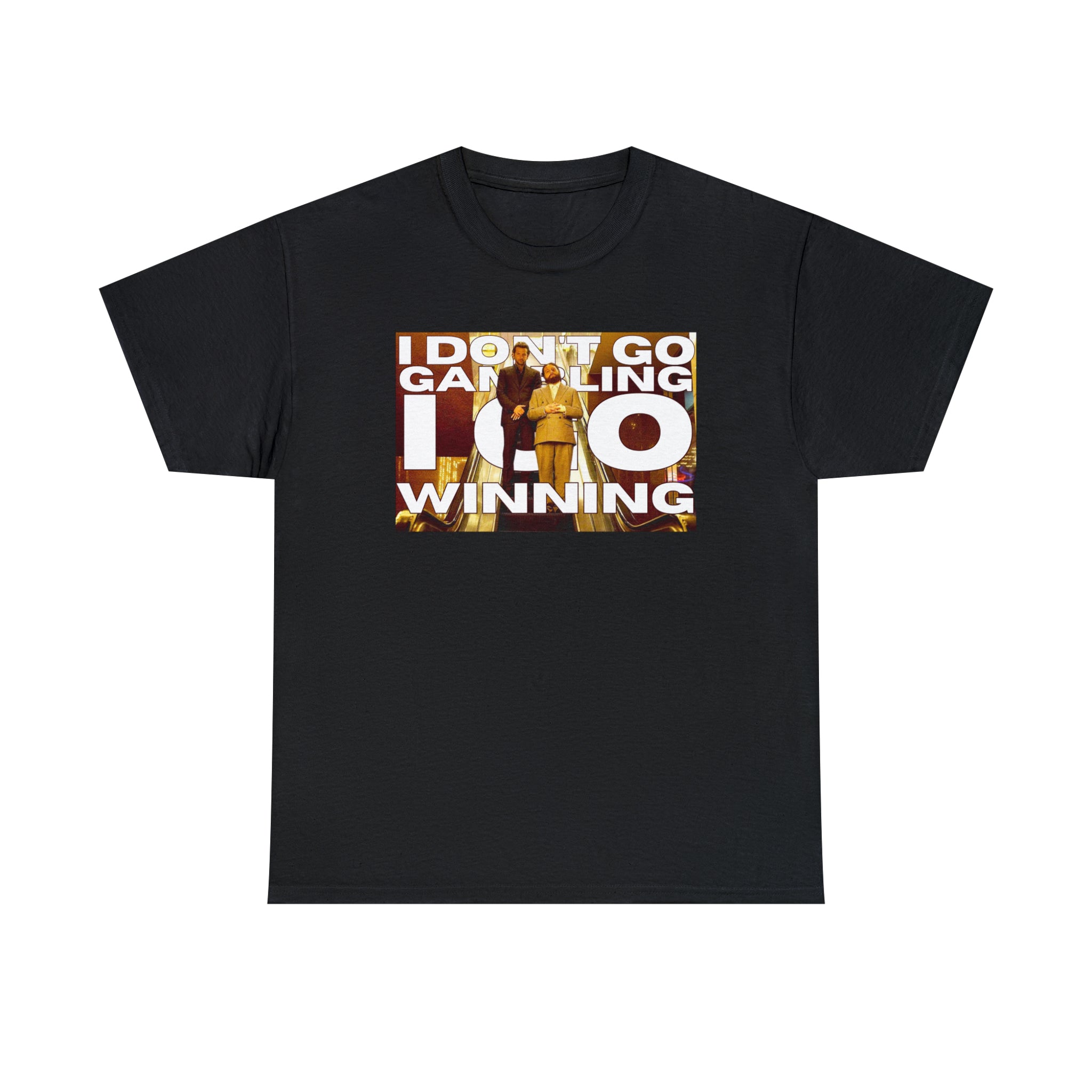 'I don't go Gambling I go Winning" Allen Hangover - Unisex Heavy Cotton Tee