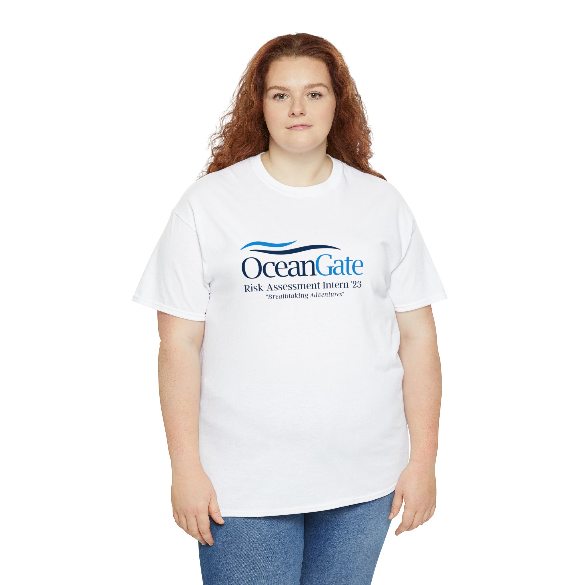 OceanGate Risk Assessment Intern '23 Unisex Heavy Cotton Tee