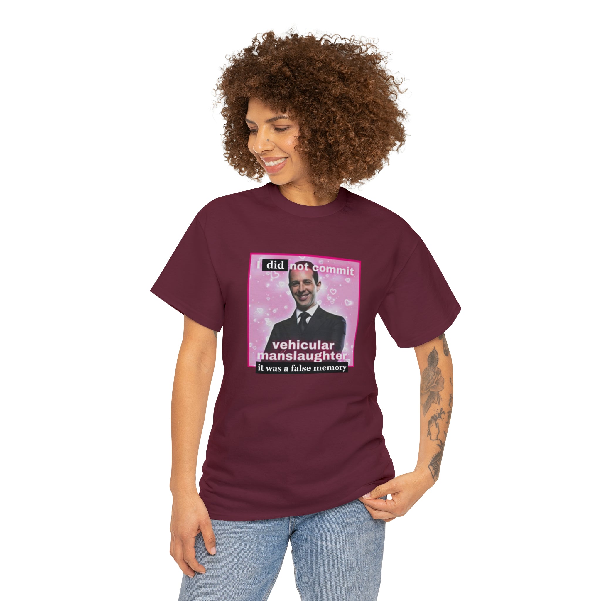 I did not commit vehicular manslaughter it was a false memory kendall roy - Unisex Heavy Cotton Tee