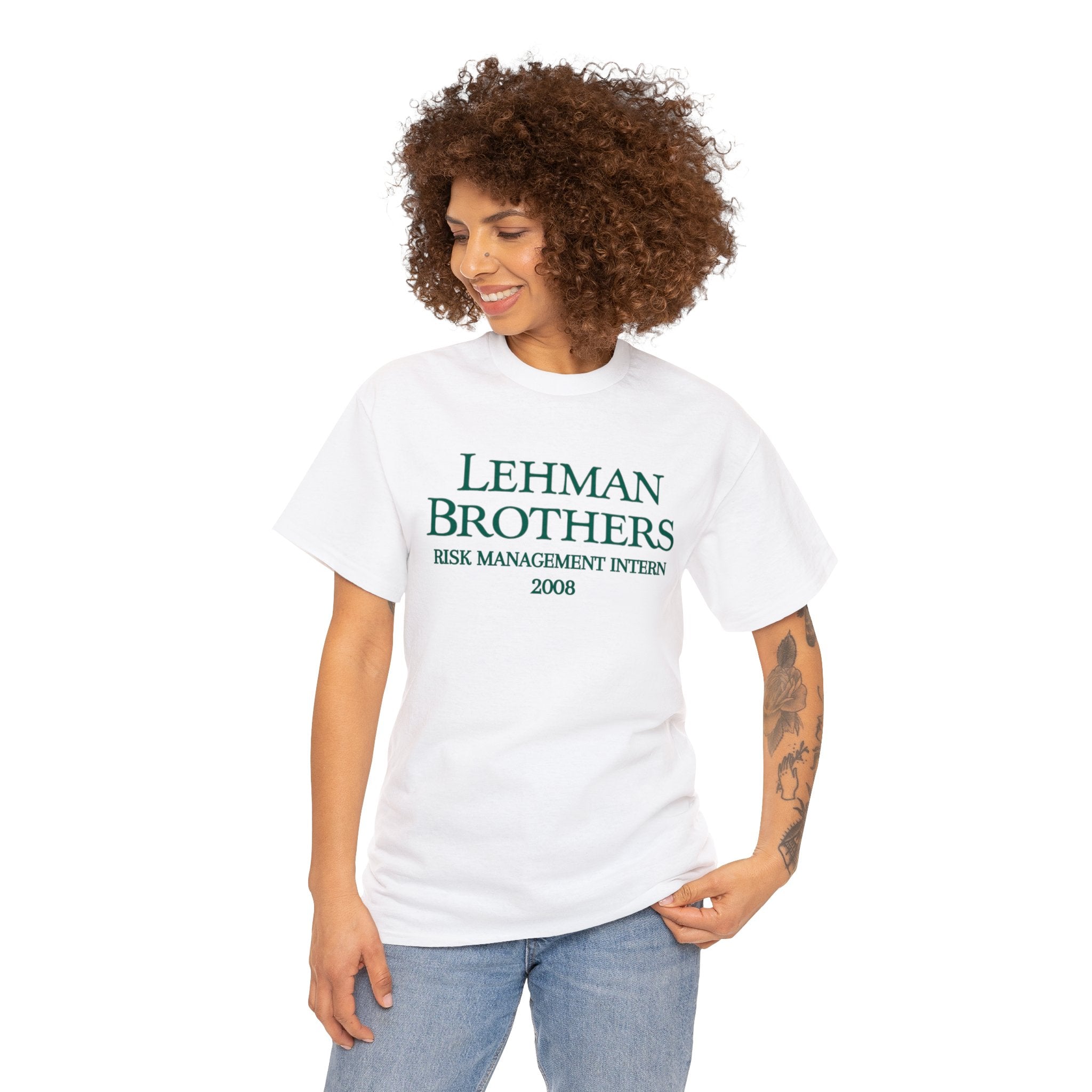 Lehman Brothers Risk Management Intern 2008 - Unisex Heavy Cotton Tee