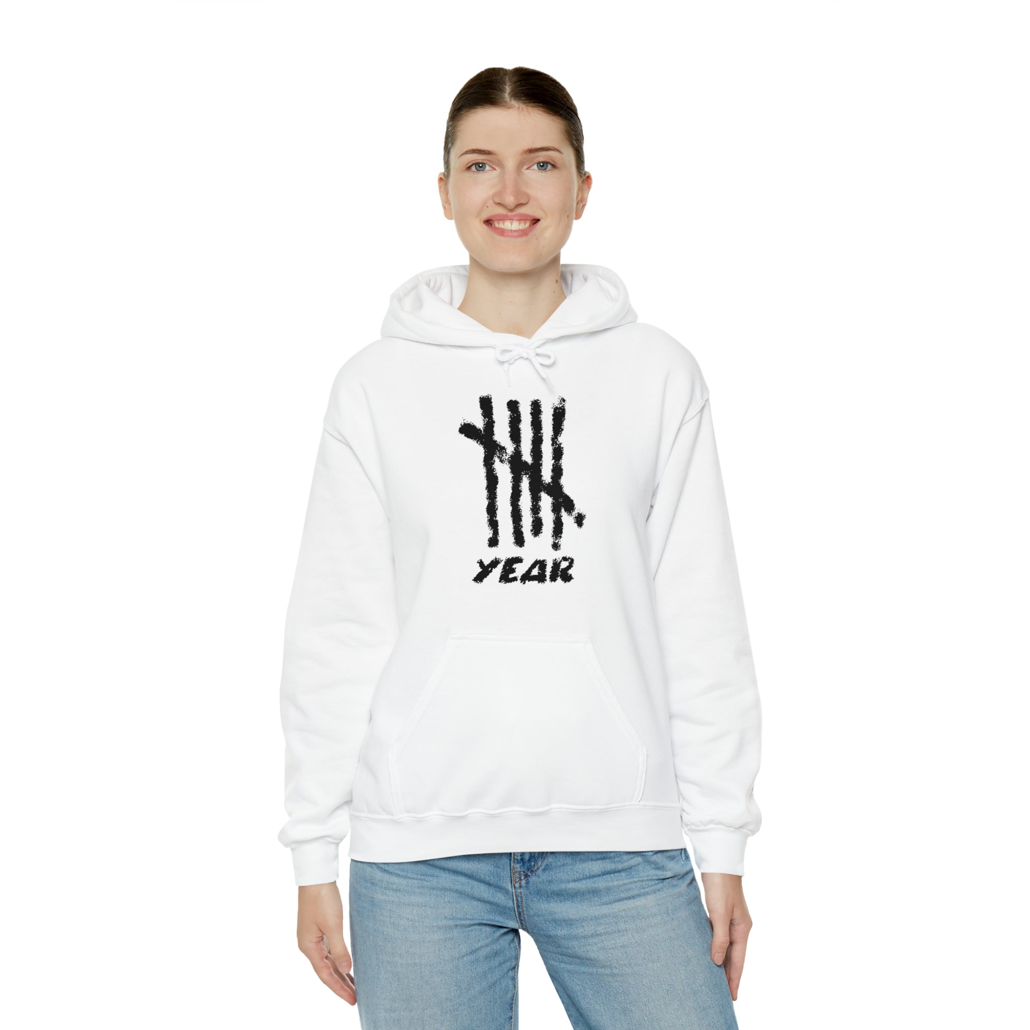 Fifth Year Chalk Marks - Unisex Heavy Blend™ Hooded Sweatshirt