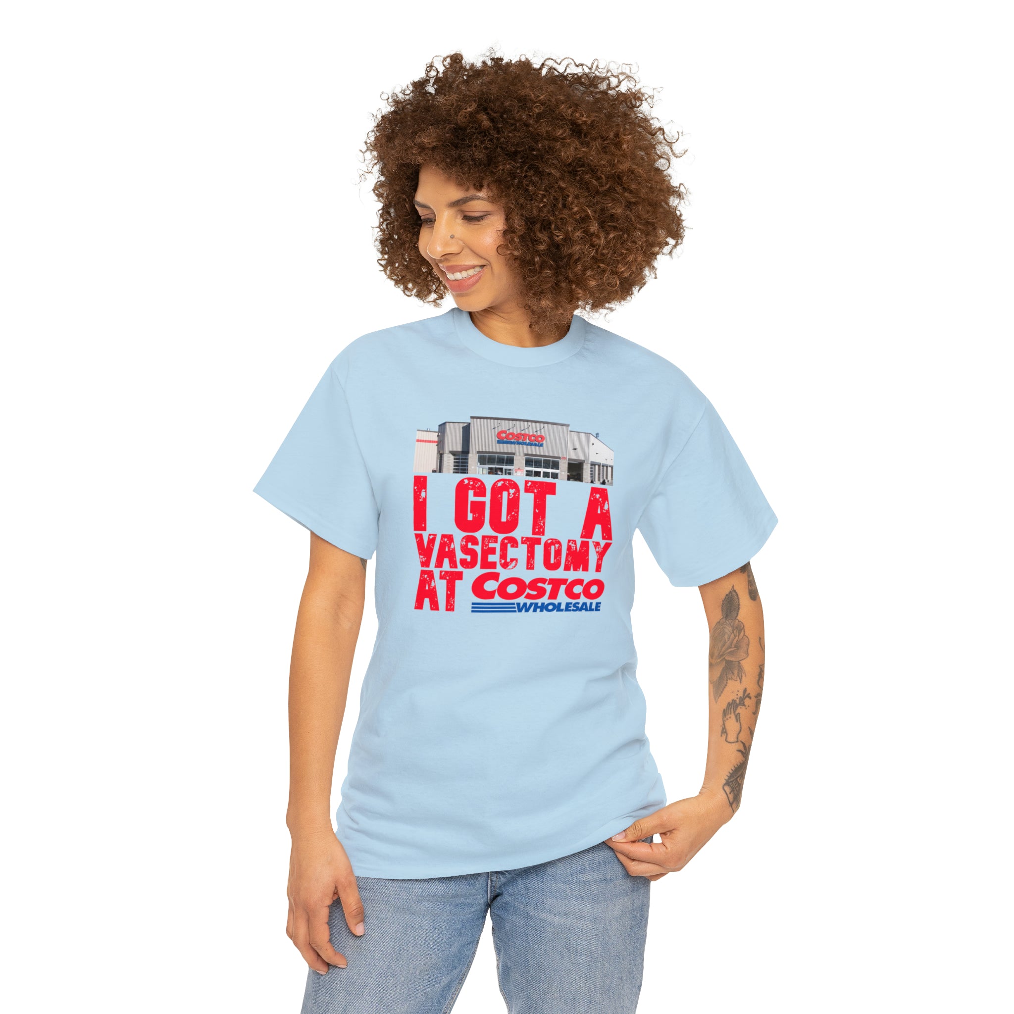 I Got A Vasectomy At Costco Unisex Heavy Cotton Tee