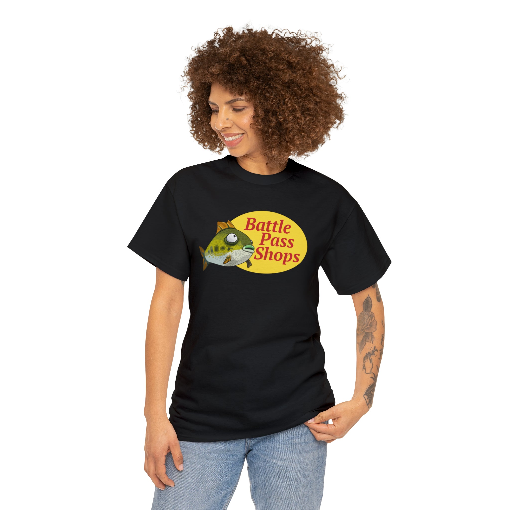 Battle Pass Shops Fortnite Flopper - Unisex Heavy Cotton Tee