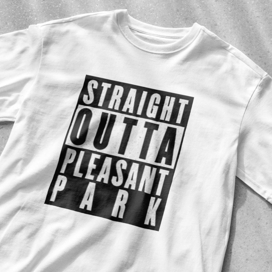 Straight out of Pleasant Park (Compton) - Unisex Heavy Cotton Tee - All Colors