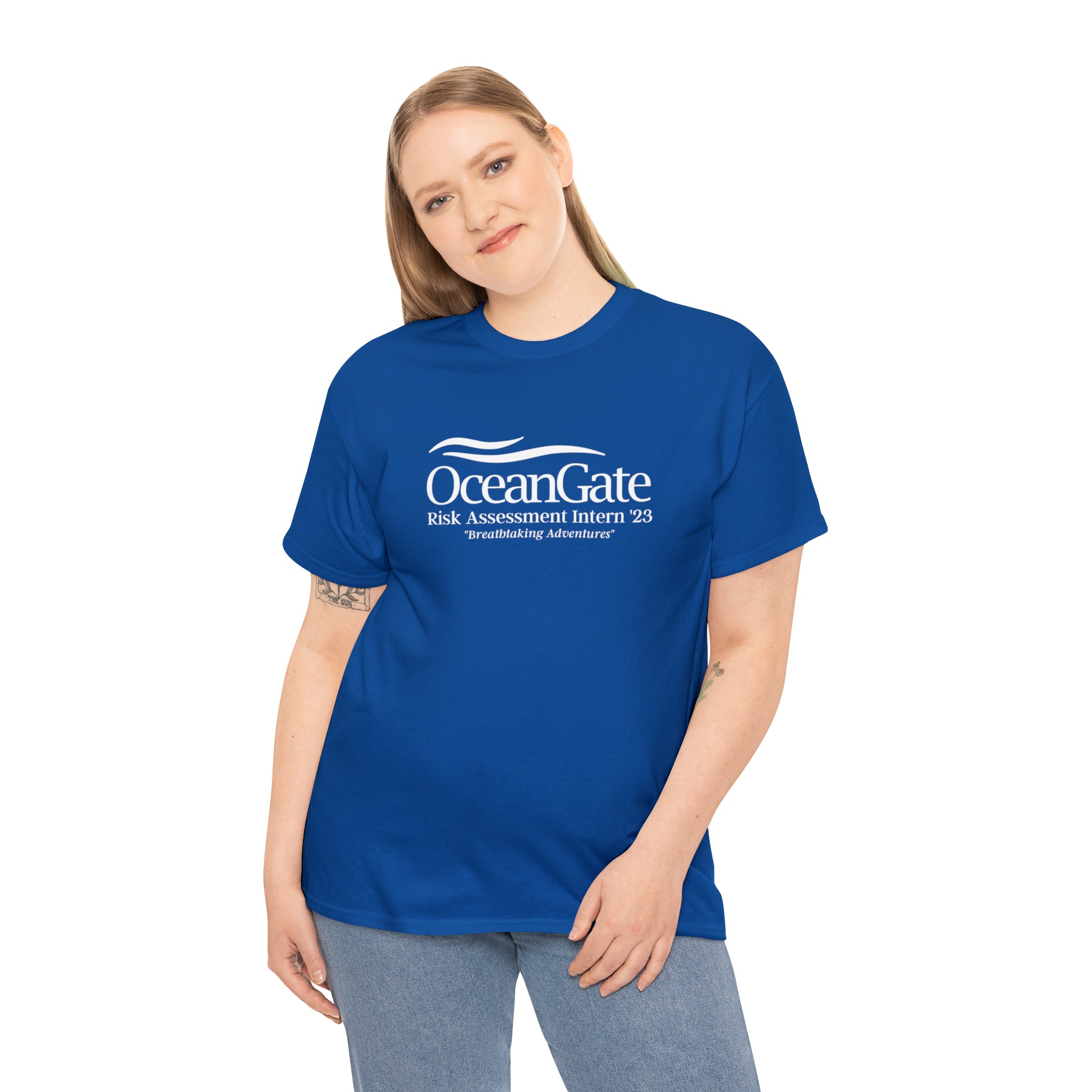 OceanGate Risk Assessment Intern '23 Unisex Heavy Cotton Tee