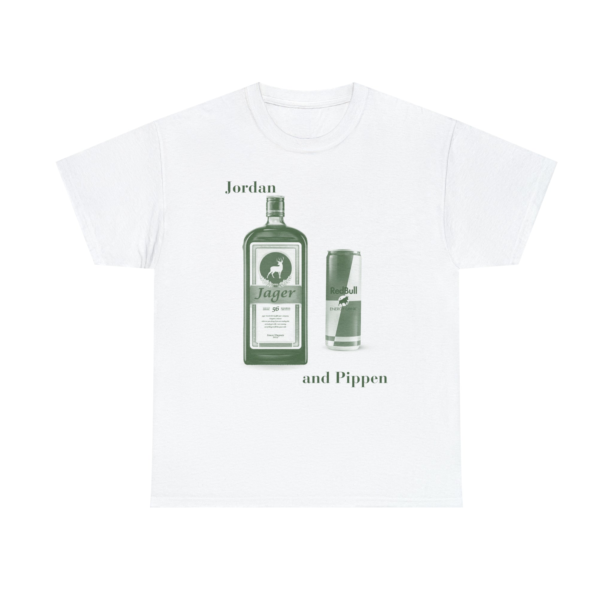 Jordan and Pippen Jagerbomb - Unisex Heavy Cotton Tee