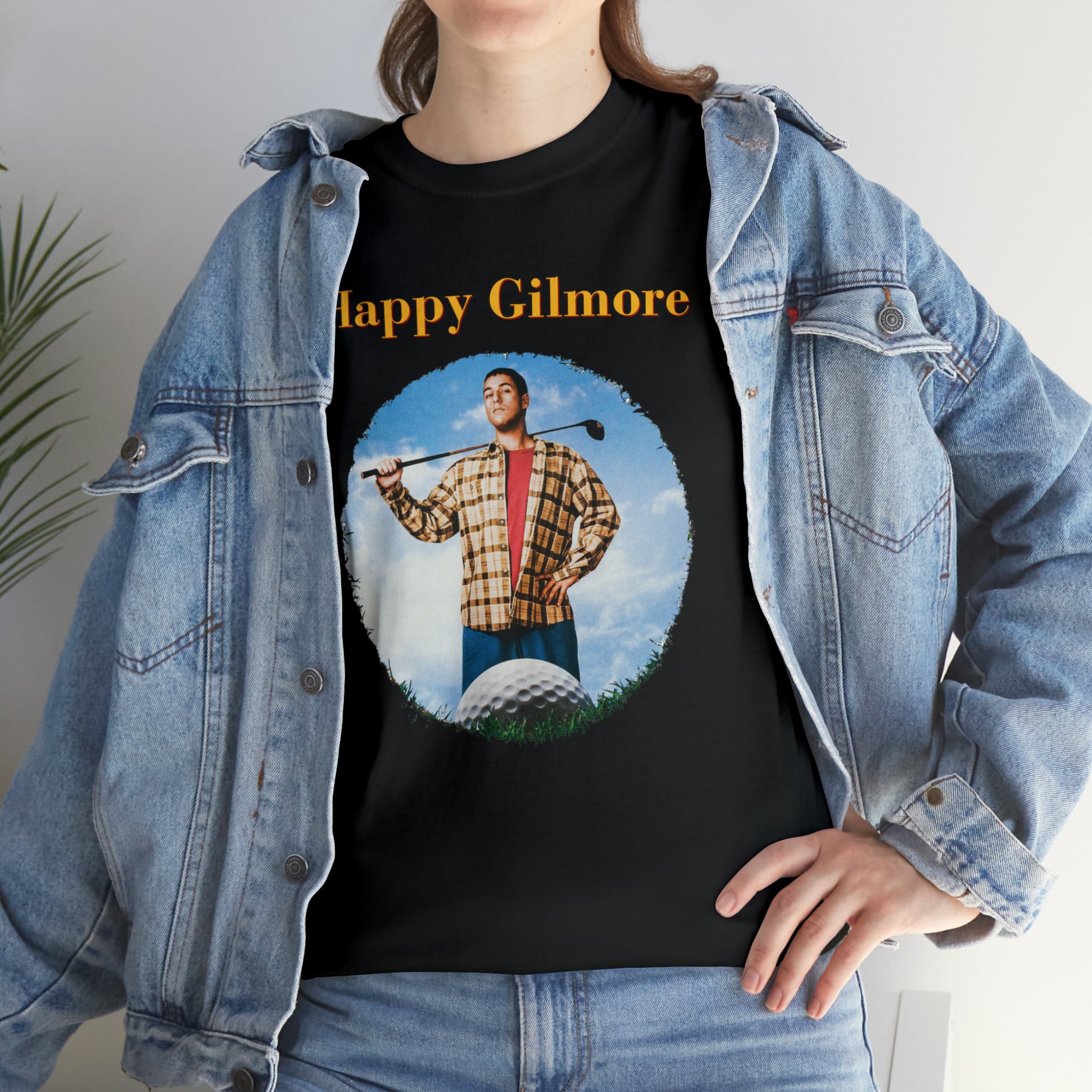 HAPPY GILMORE (with back quote) - Unisex Heavy Cotton Tee