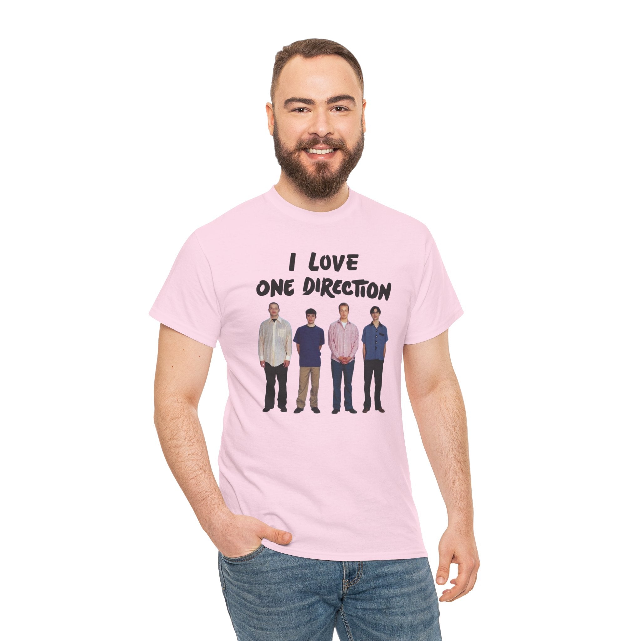 I Love One Direction Shirt - Weezer Parody Shirt