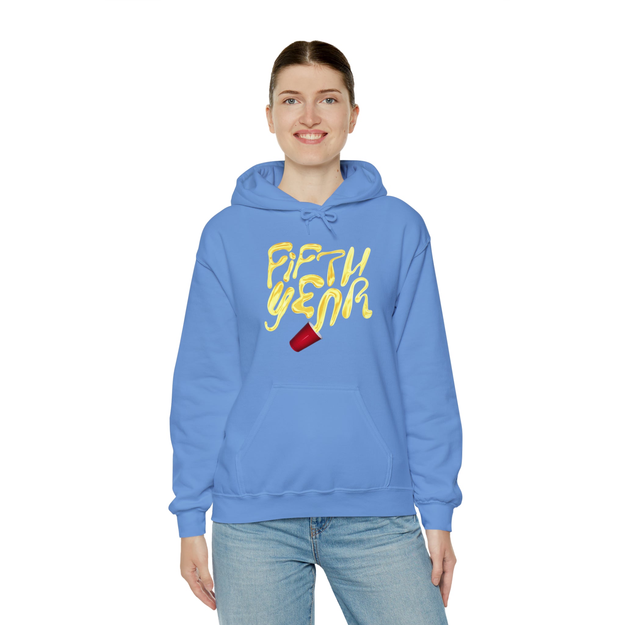 Fifth Year Beer Spill - Unisex Heavy Blend™ Hooded Sweatshirt