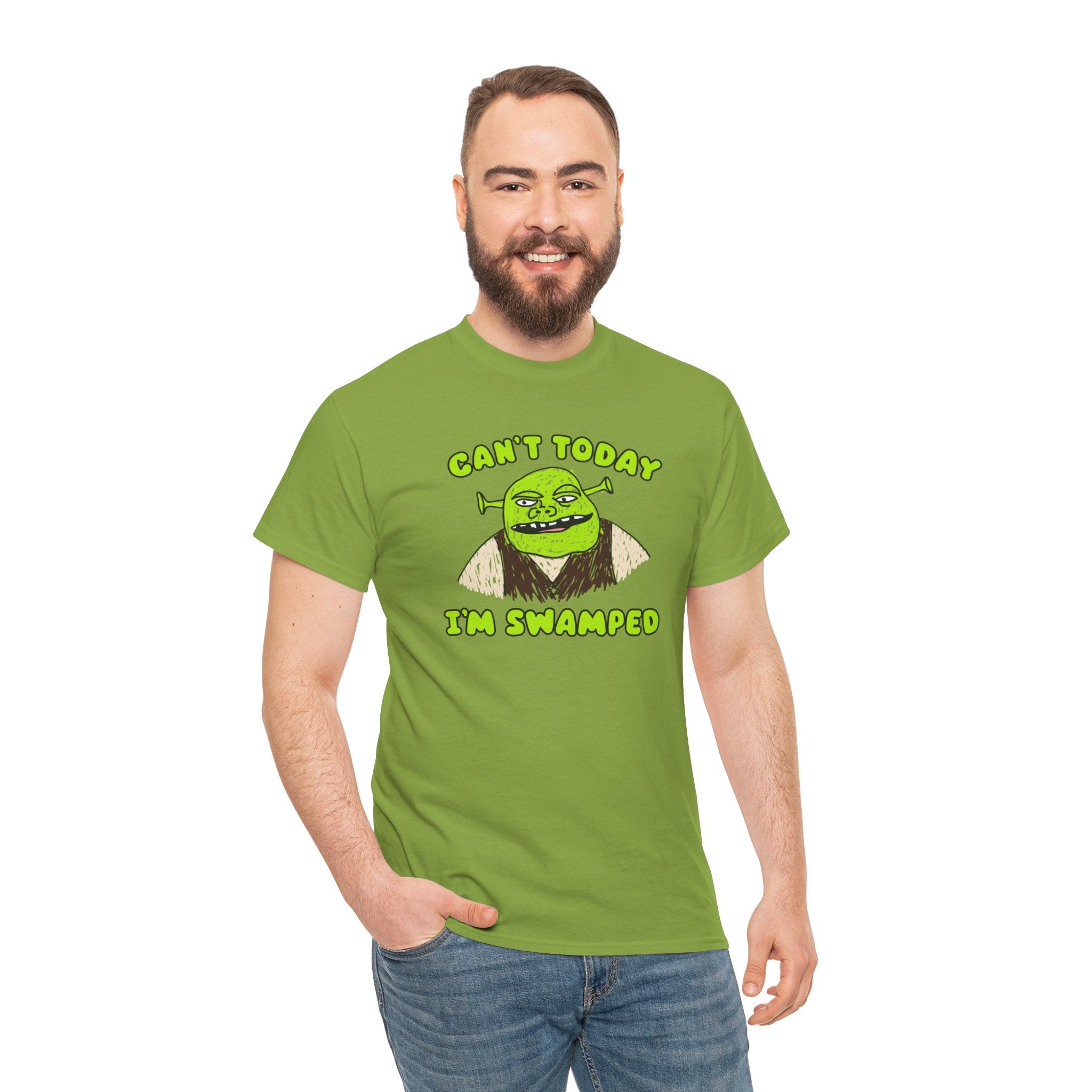 Can't Today I'm Swamped Shrek Shirt