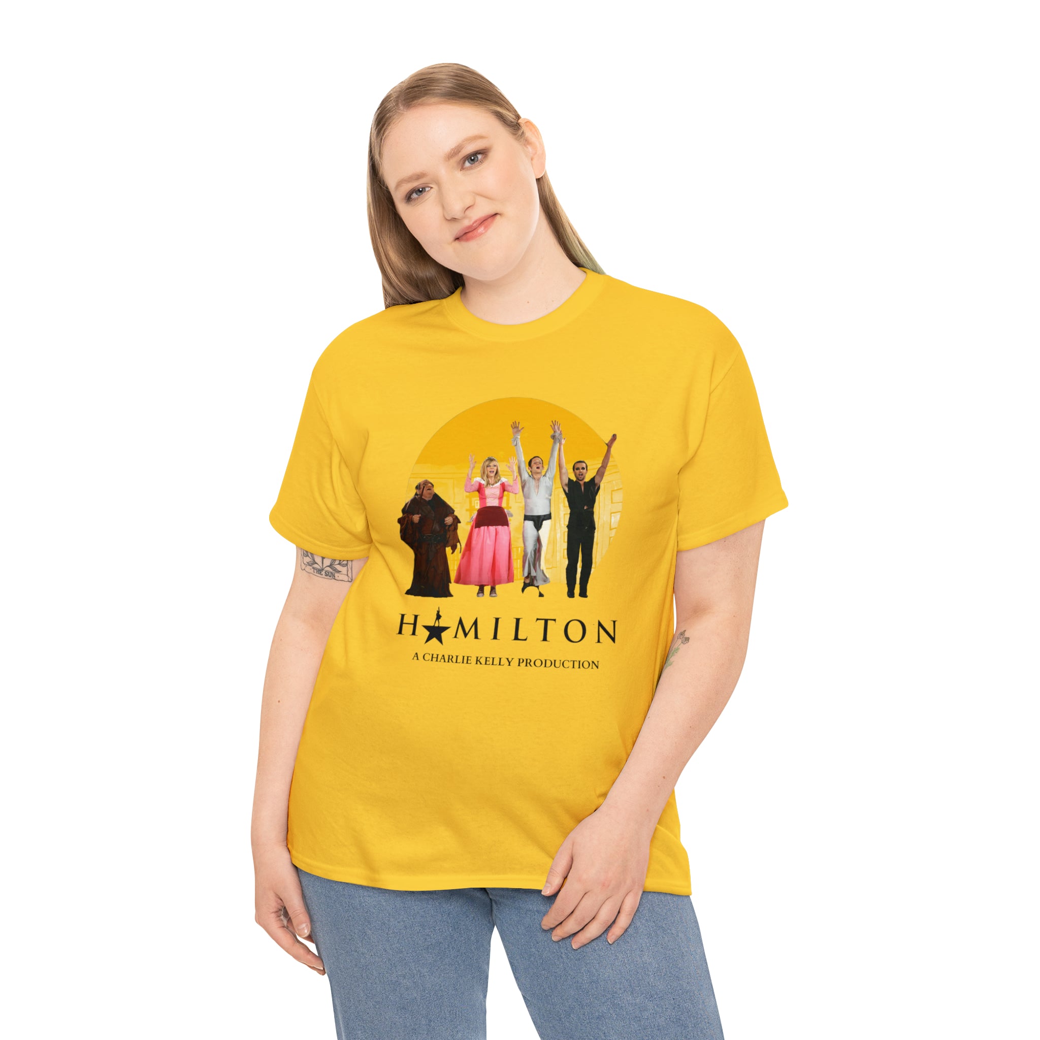 The Nightman Cometh (Hamilton) It's Always Sunny in Philidelphia - Unisex Heavy Cotton Tee