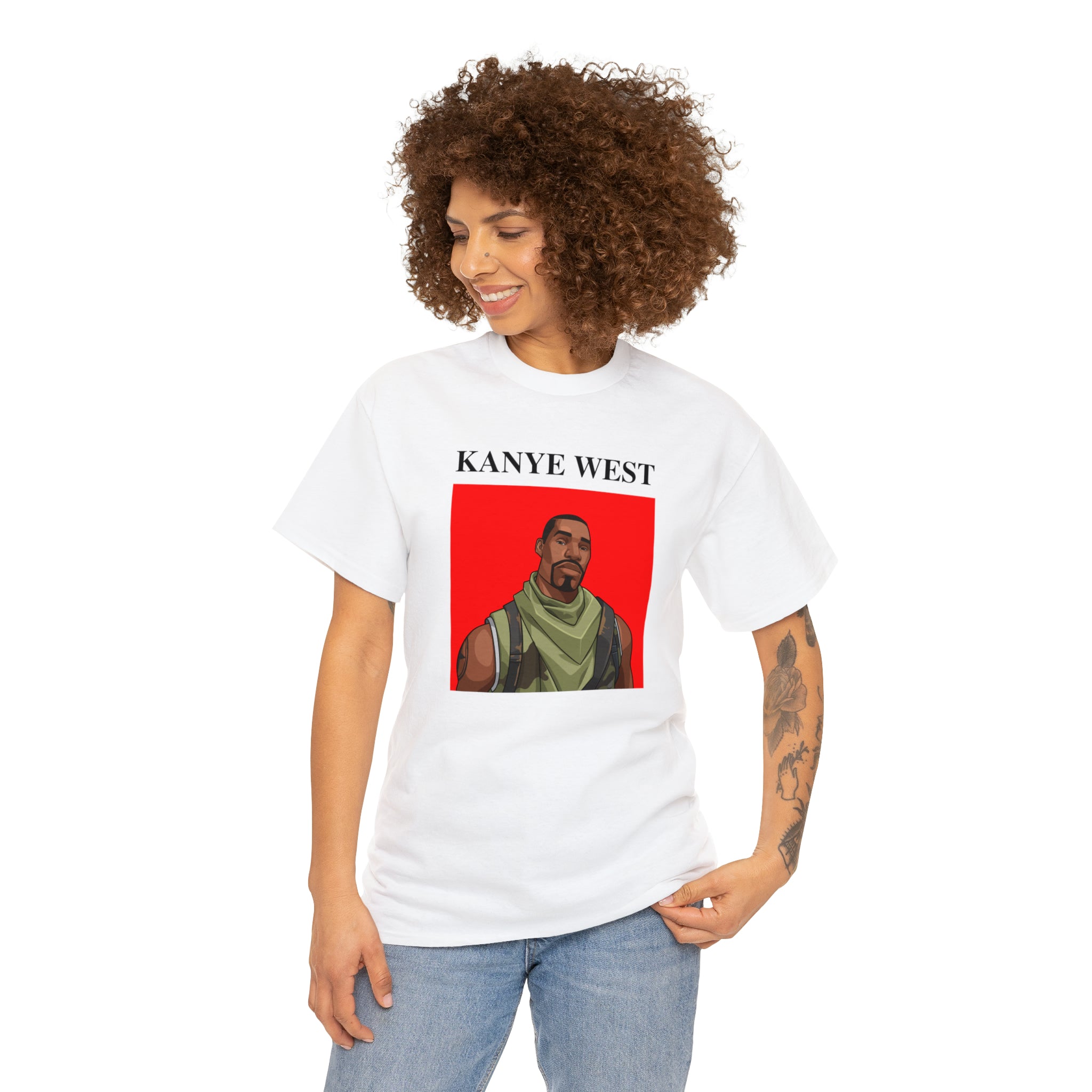 Kanye West Fortnite Default Skin - Unisex Heavy Cotton Tee