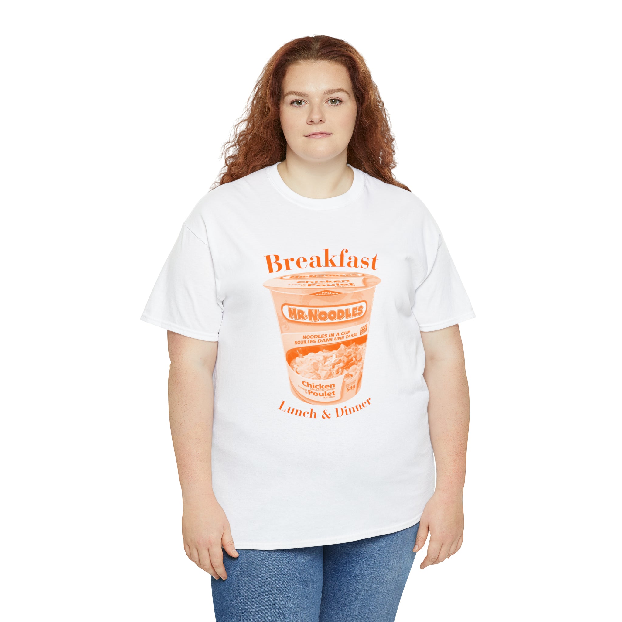 Breakfast Lunch and Dinner - Unisex Heavy Cotton Tee