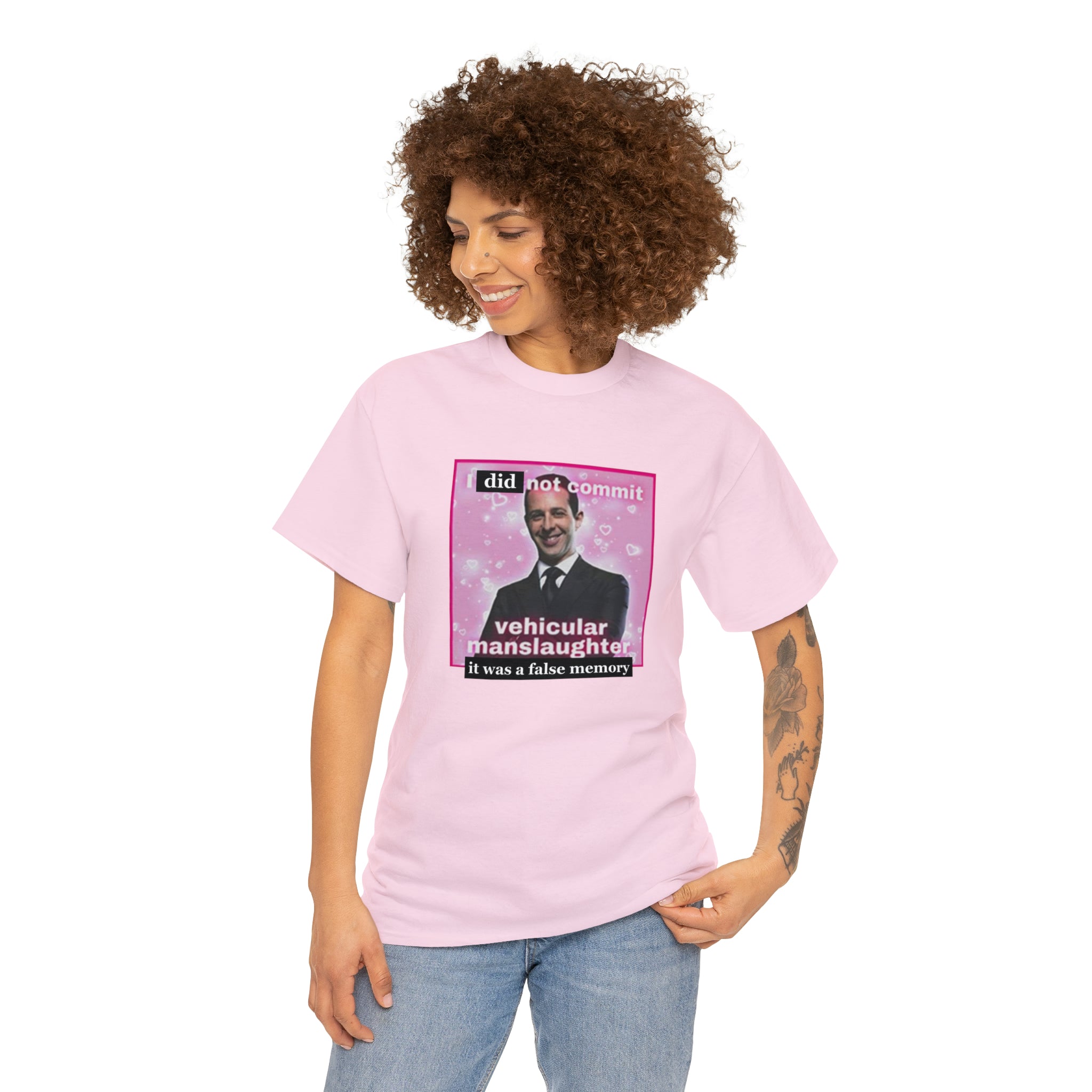 I did not commit vehicular manslaughter it was a false memory kendall roy - Unisex Heavy Cotton Tee