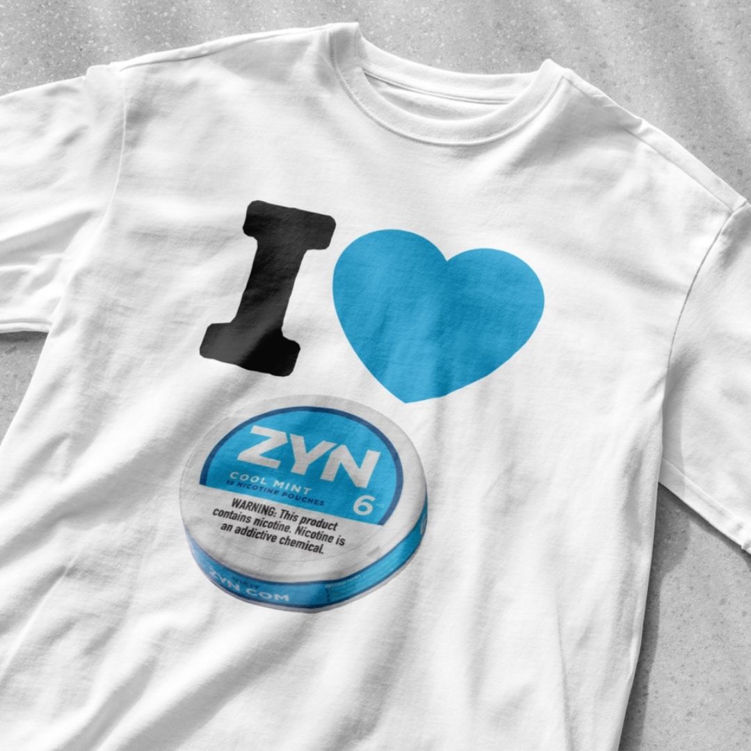 I Love ZYN (No back graphic) - Unisex Heavy Cotton Tee