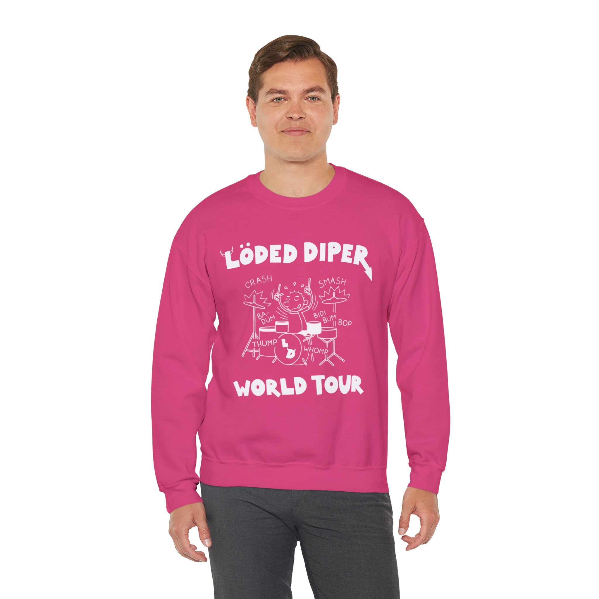 Loded Diper Unisex Heavy Blend™ Crewneck Sweatshirt