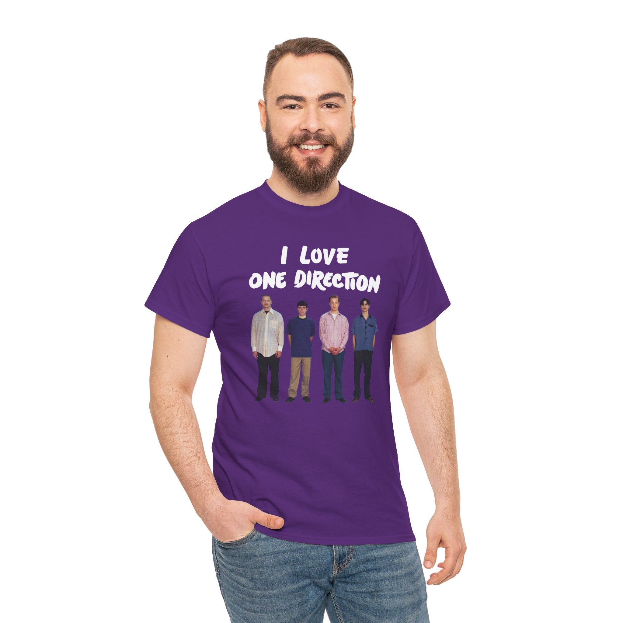 I Love One Direction Shirt - Weezer Parody Shirt