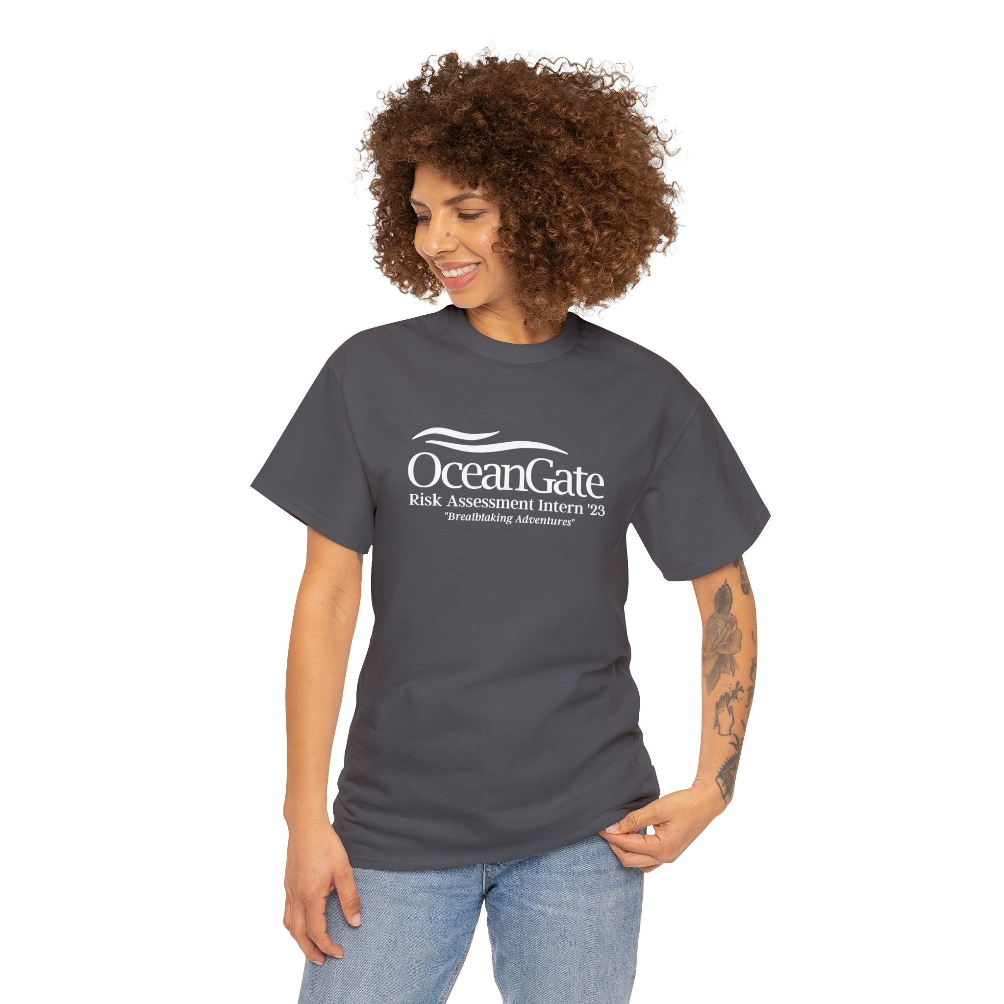 OceanGate Risk Assessment Intern '23 Unisex Heavy Cotton Tee