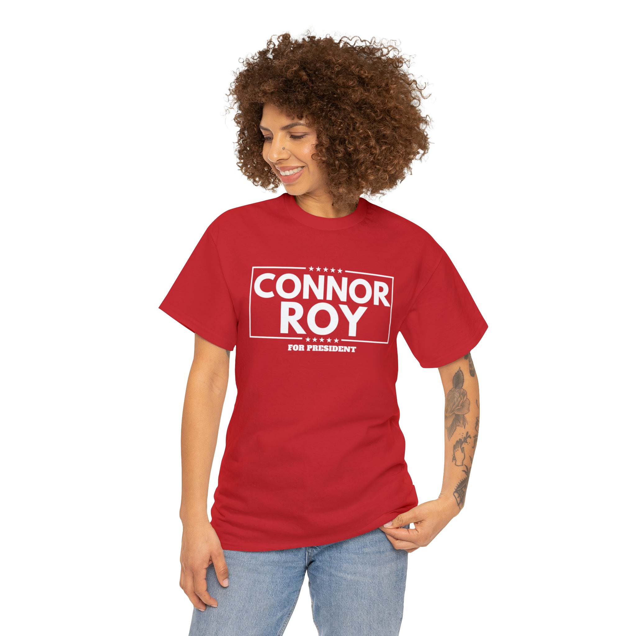 Connor Roy for President - Unisex Heavy Cotton Tee